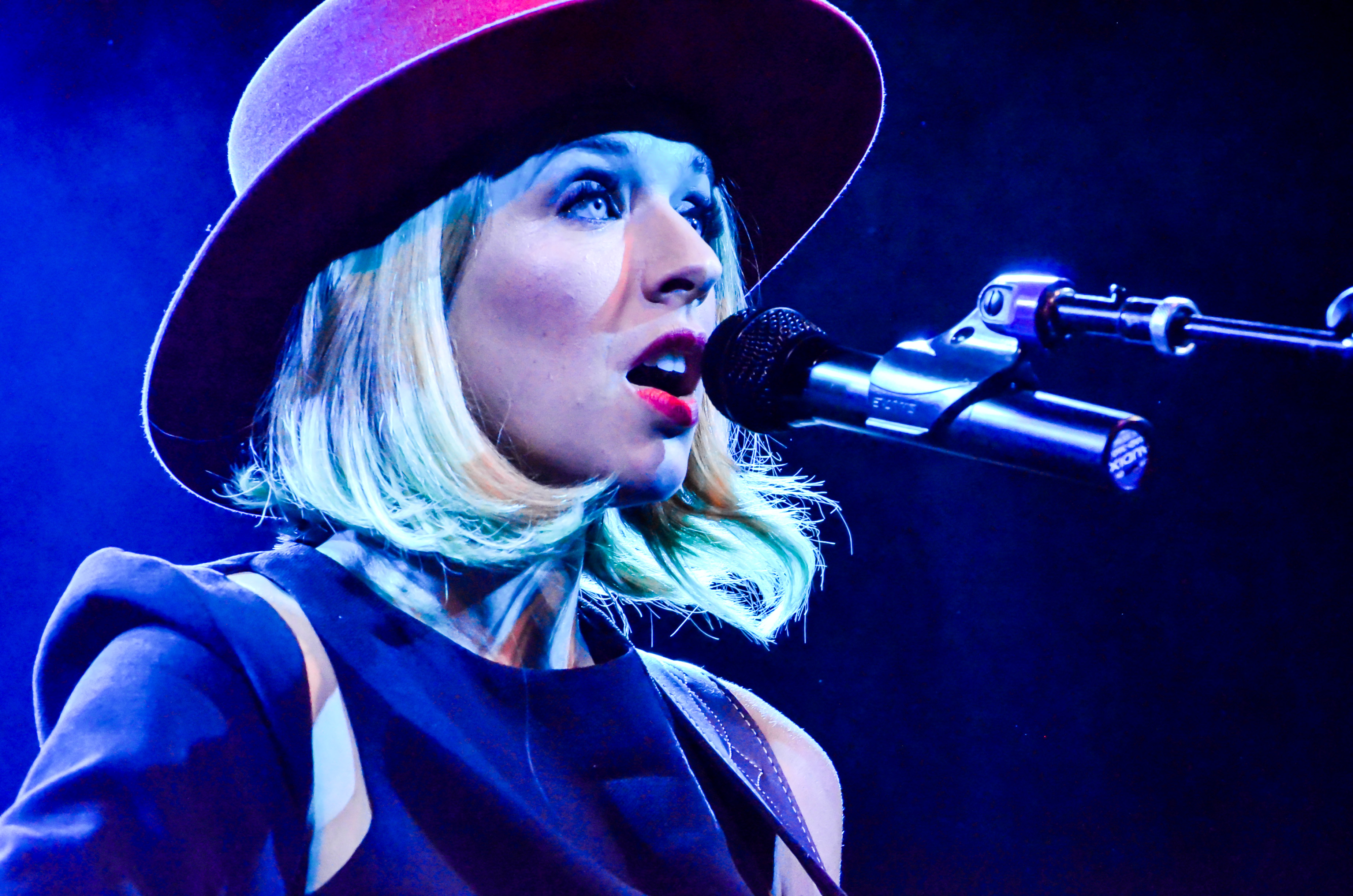 ZZ Ward at Irving Plaza on 9-18-2015. 