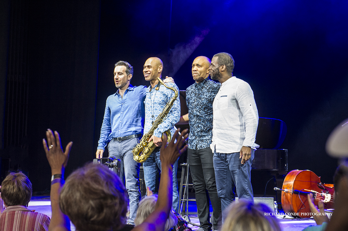 Joshua Redman Quartet at the Saratoga Jazz Festival