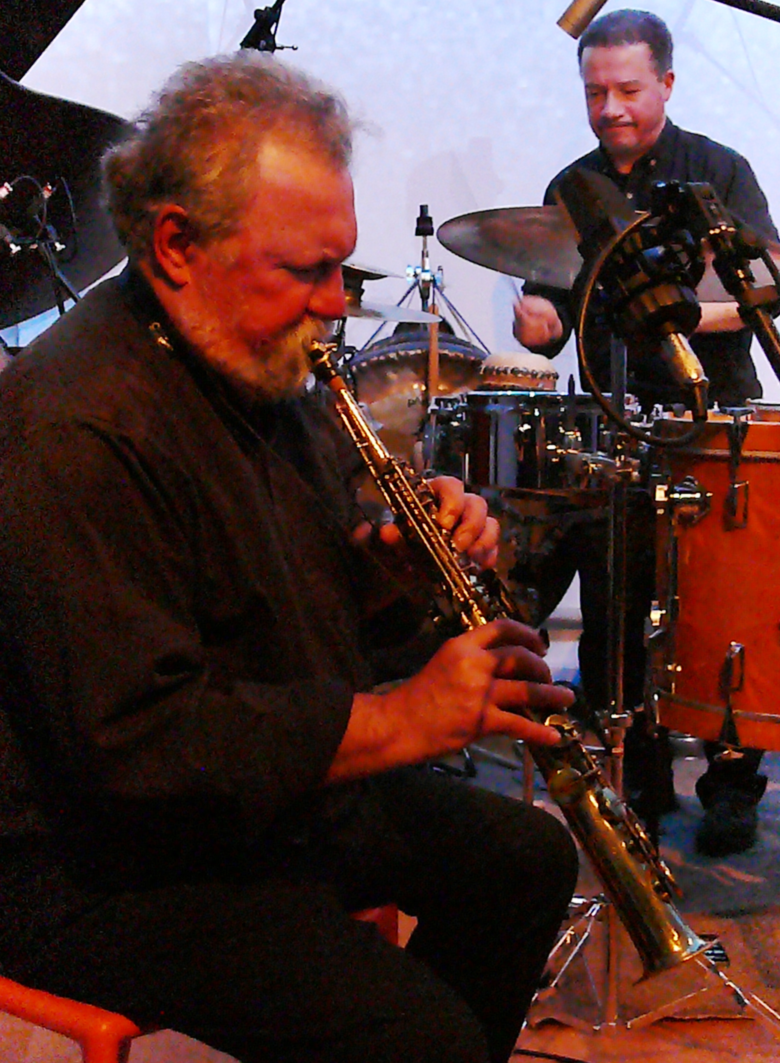 Evan Parker and Mark Sanders at Iklectik, London in November 2016