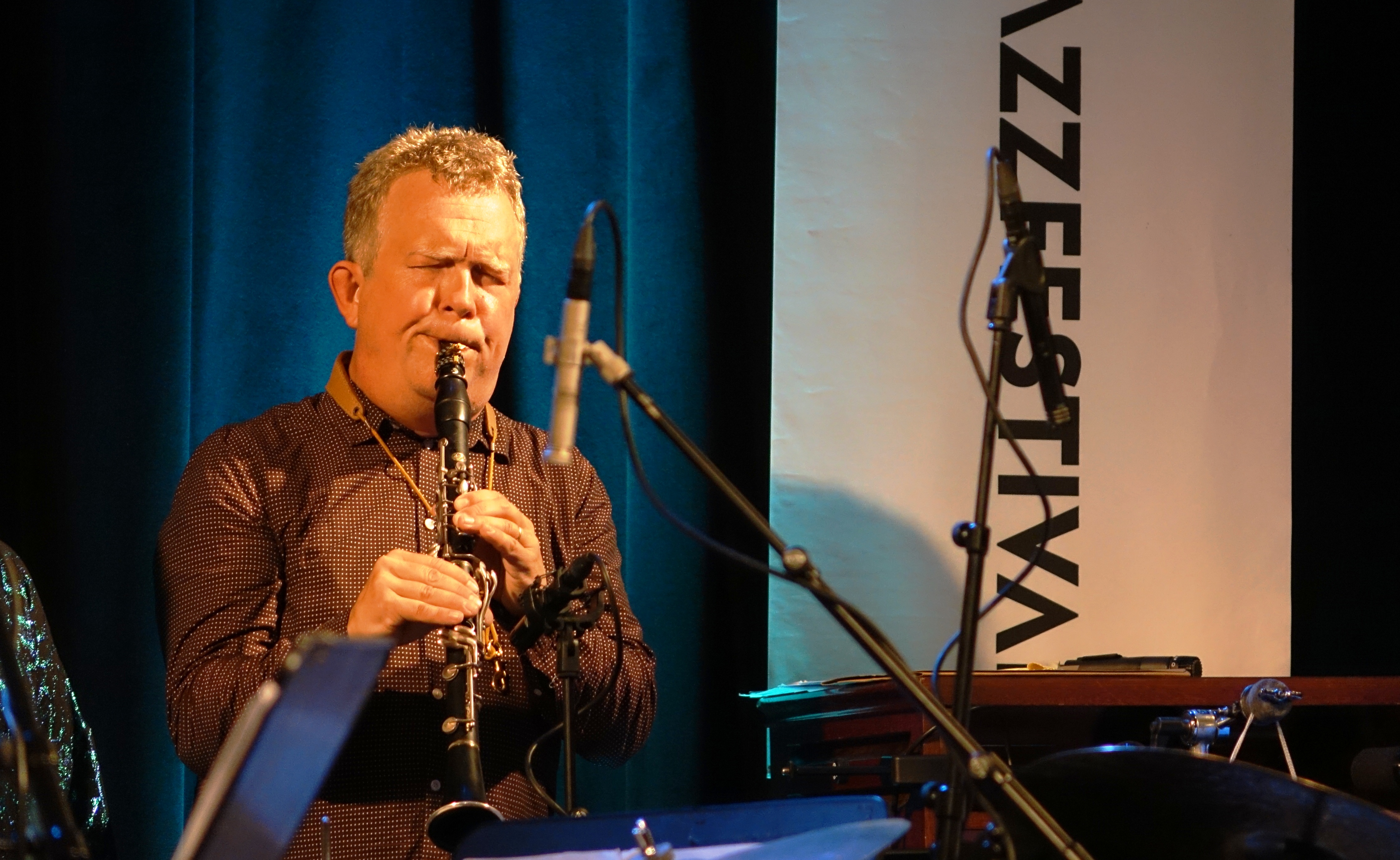 Fredrik Ljungjvist at Nasjonal Jazzscene Victoria, Oslo in August 2018