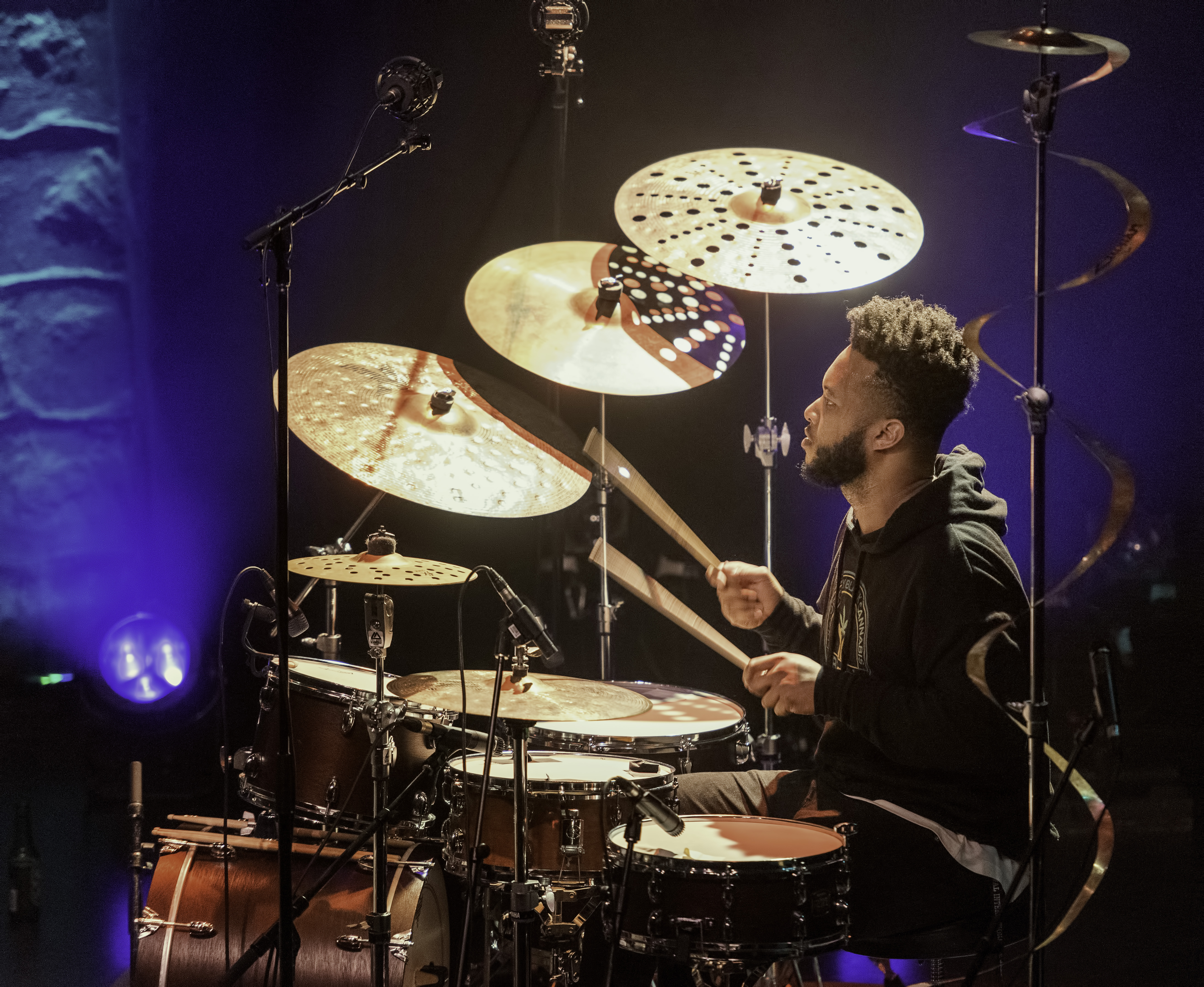 Corey Fonville with Butcher Brown At The Montreal International Jazz Festival 2019