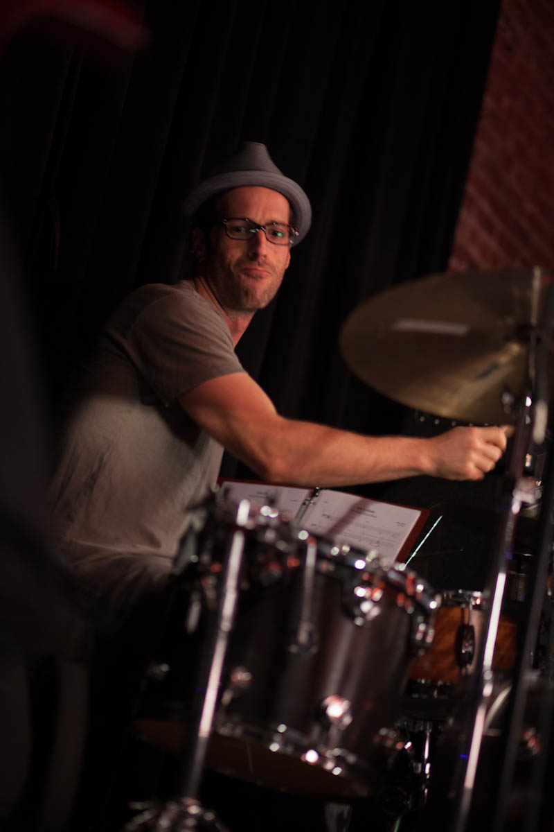 Jordon Pearlson on Drums with Musuko Brass Band