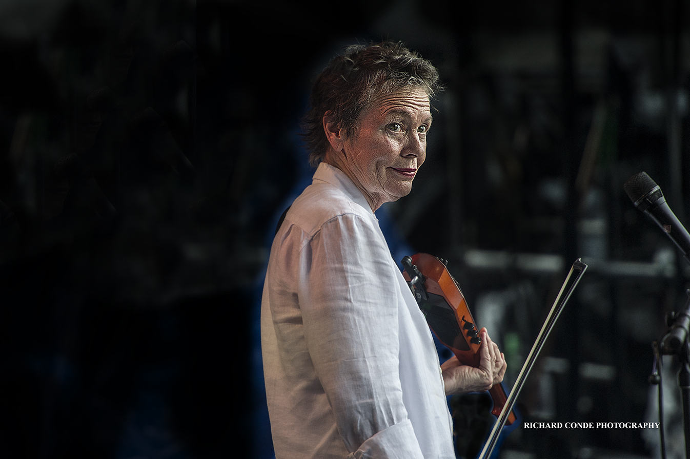 Laurie Anderson at the 2018 Newport Jazz Festival