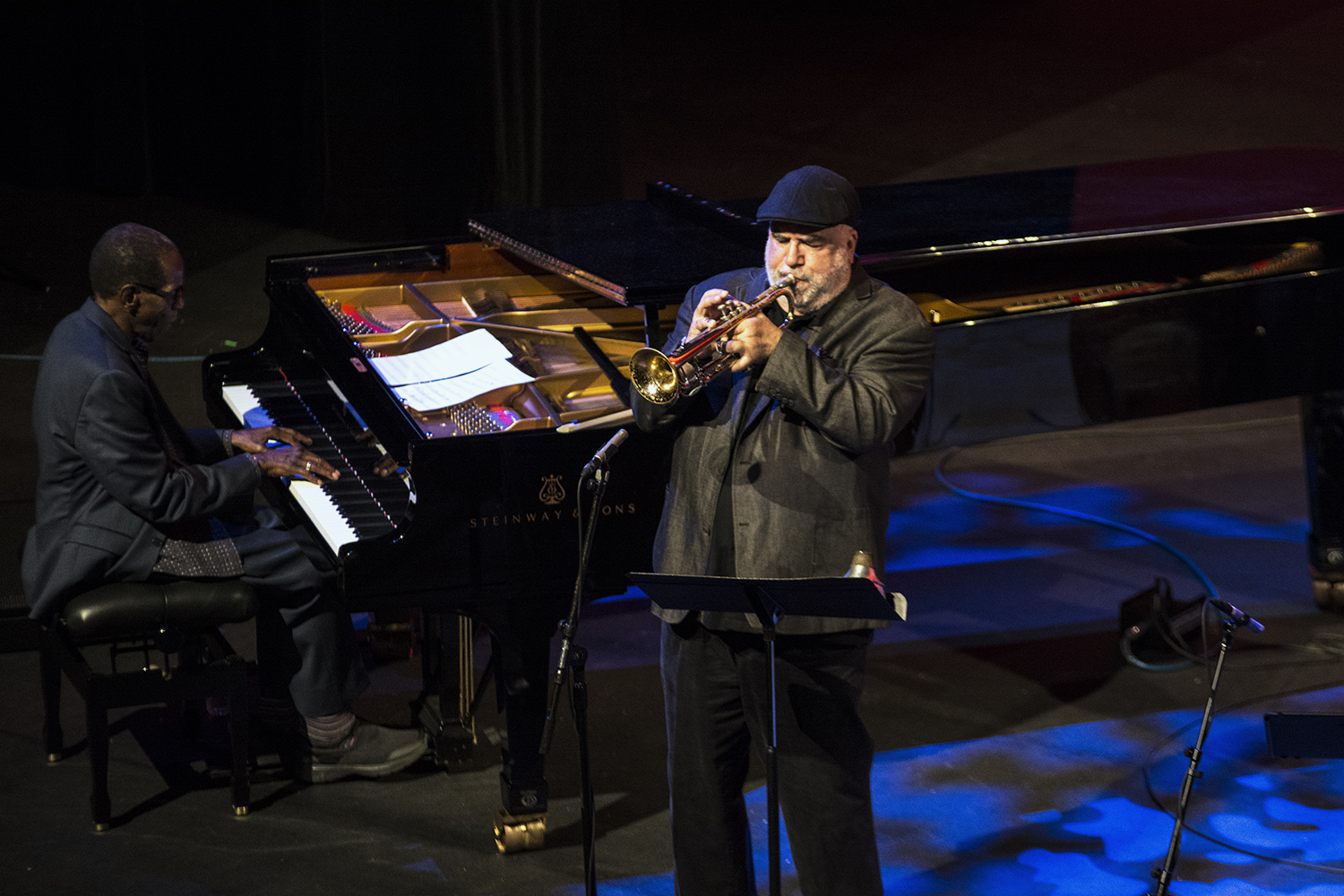 George Cables, Randy Brecker at San Jose Jazz Summer Fest 2017