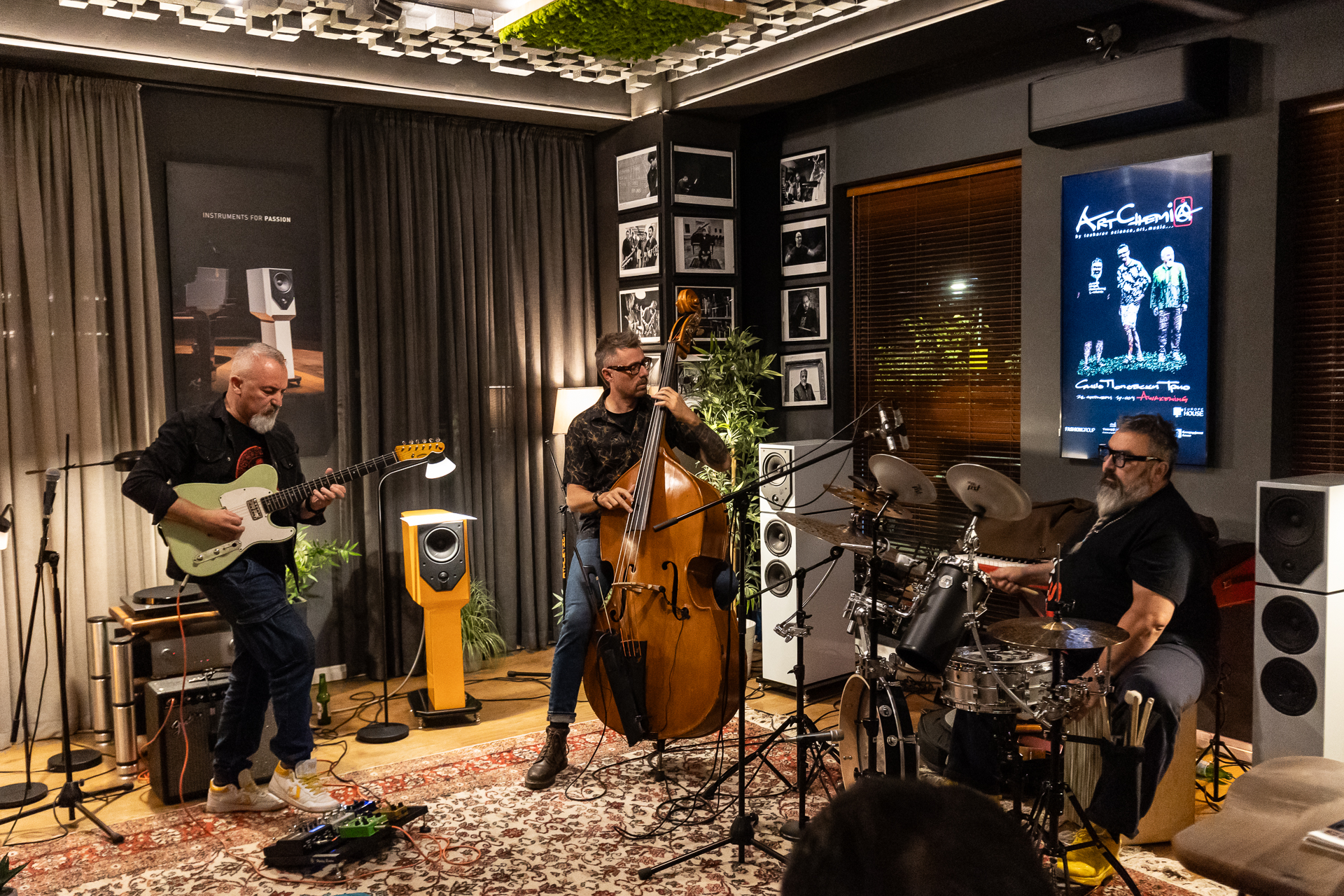 Saso Popovski Trio at Audiokultura