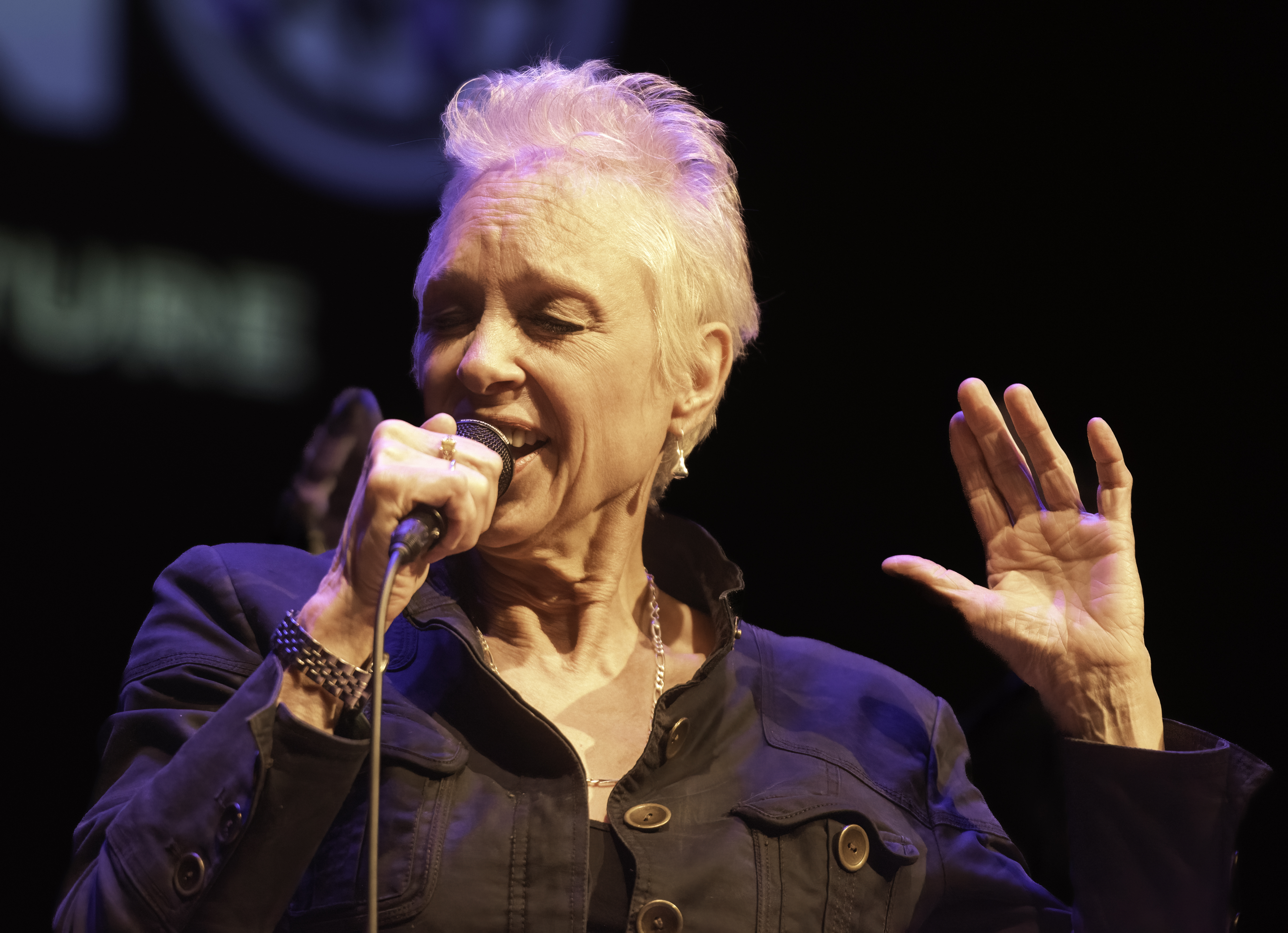 Ellen Christi at the Edward "Kidd" Jordan Memorial Concert at Roulette in Brooklyn