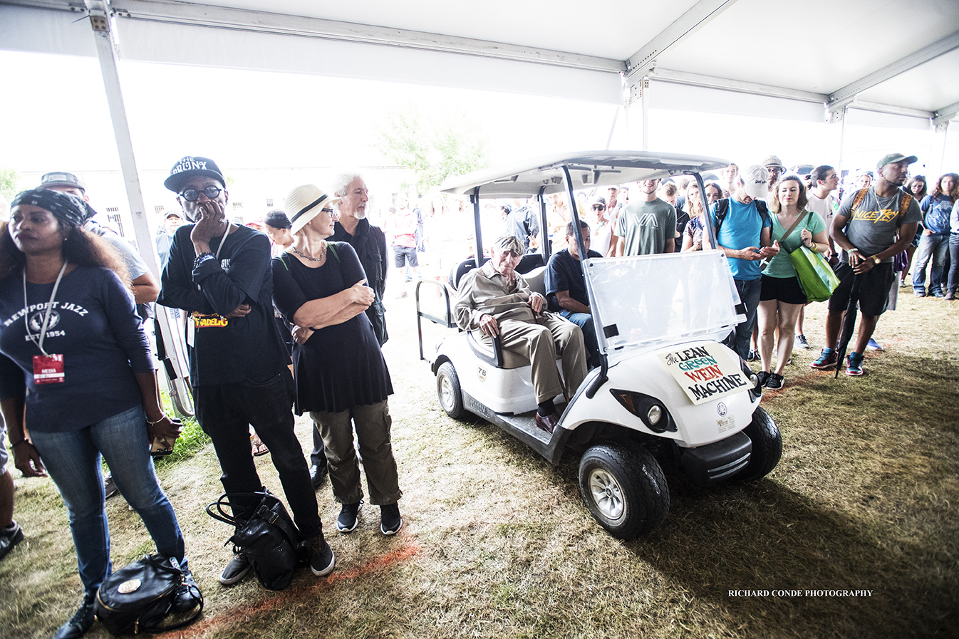 George Wein at the 2017 Newport Jazz Festival