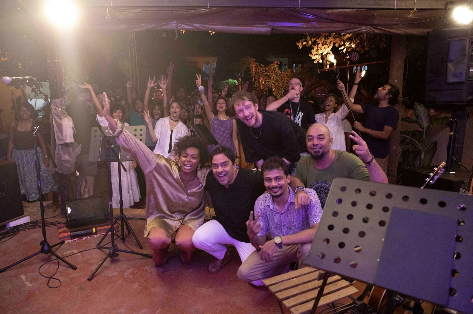 A cool concert with students and faculty at The Goa Jazz Academy