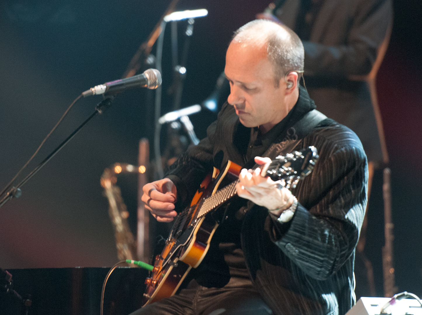 Mitchell Long with Melody Gardot at the Montreal International Jazz Festival 2012