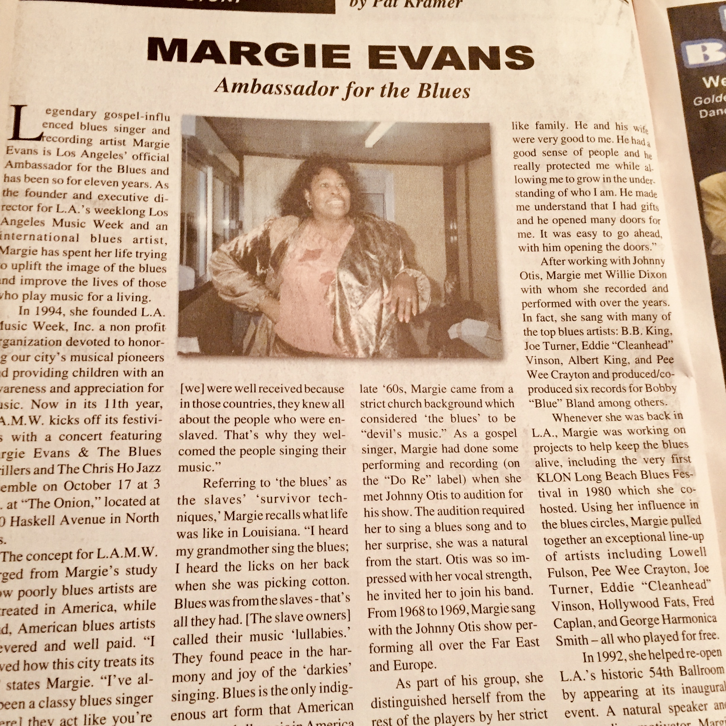 Margie Evans Archives