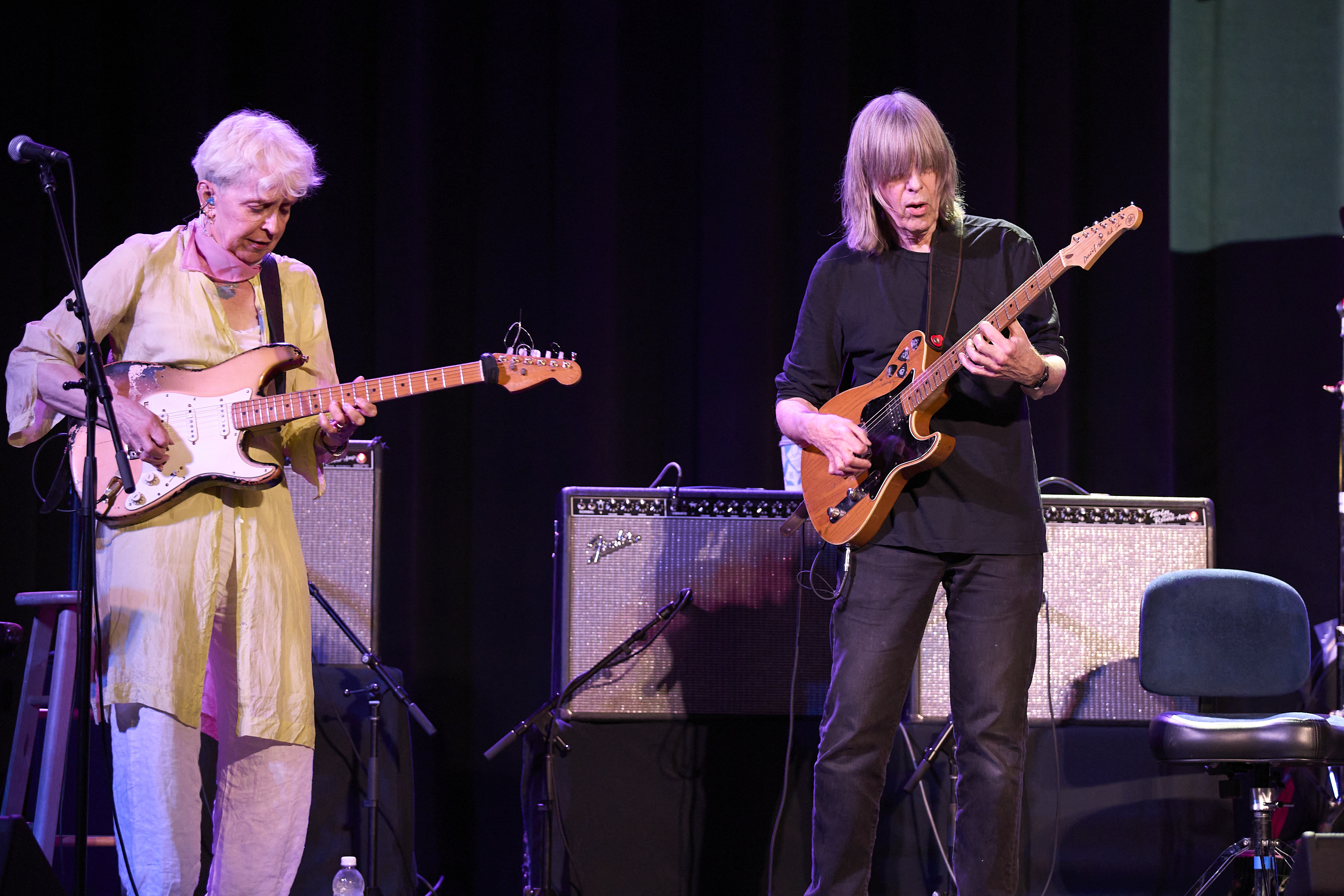 Leni Stern and Mike Stern at the 2025 Rochester International Jazz Festival