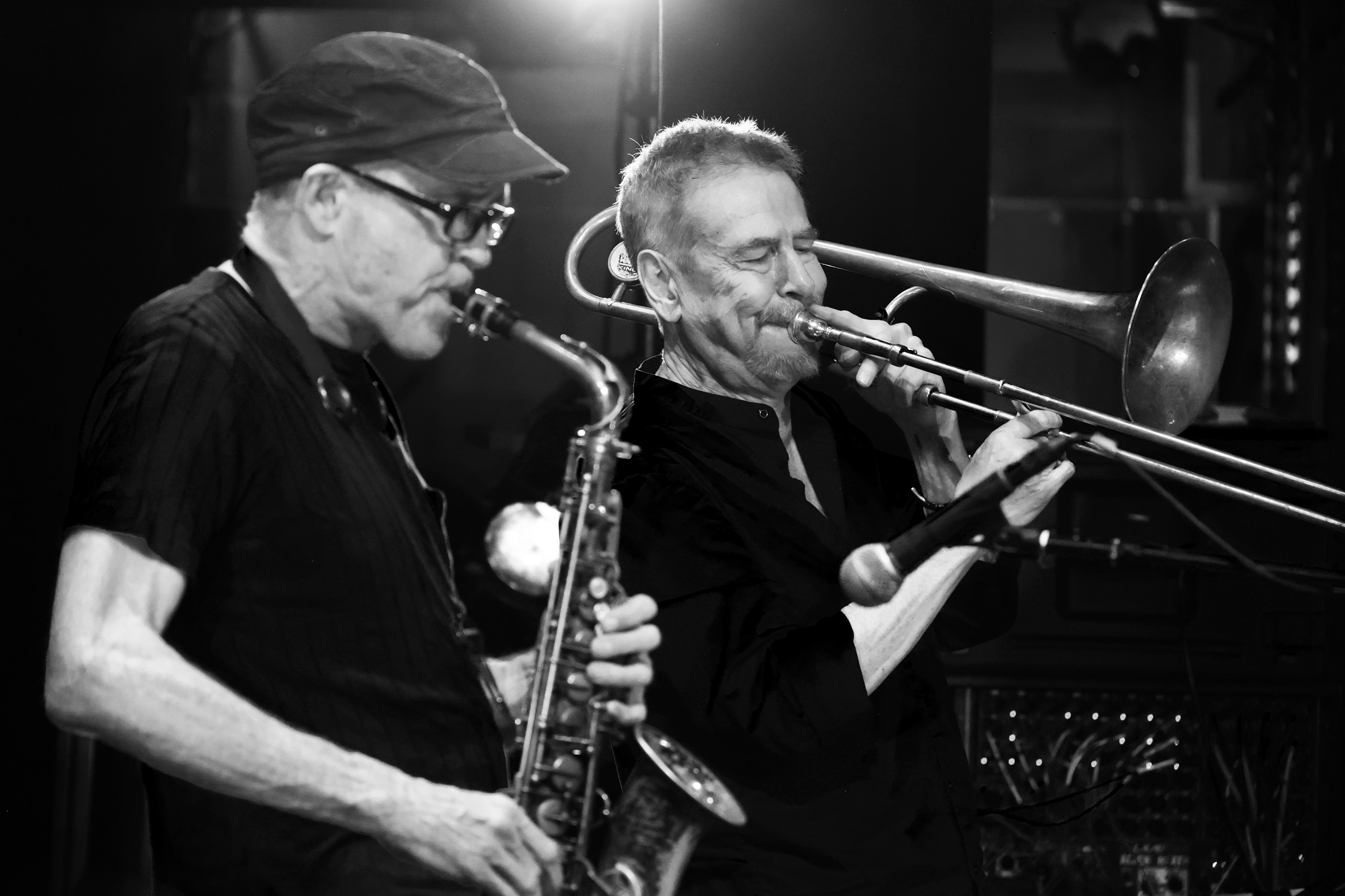 Rob Brown - Steve Swell — jazz photo by Luciano Rossetti | All About Jazz