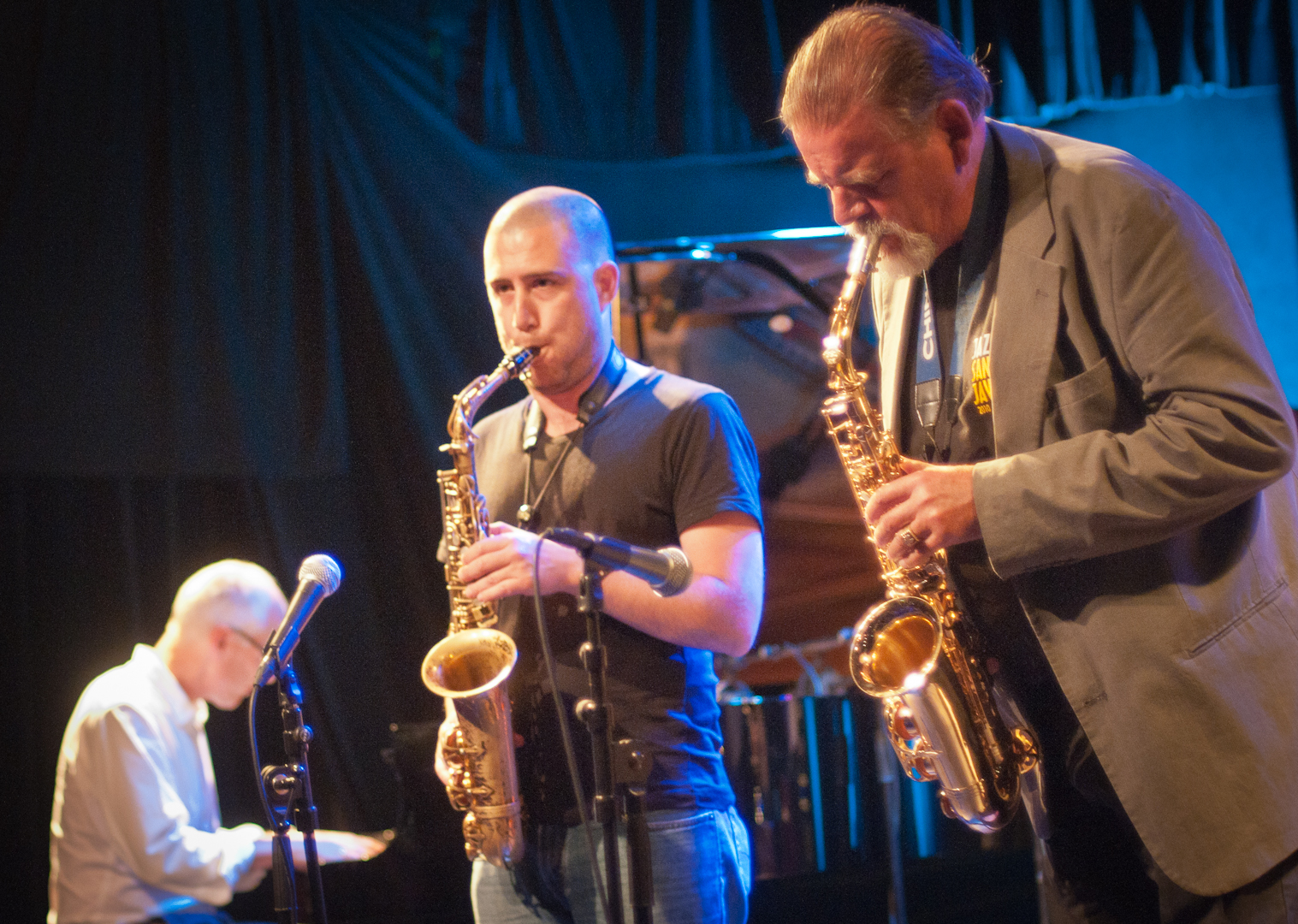 Rune Klakegg, Guy Sion and Bernt Brinck-Johnsen at the Oslo Jazz Festival Jam Sessions