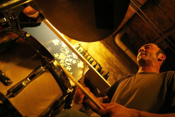 Francesco Miccolis During a Jam Session with "Francesco Miccolis, Guillaume Perret, Marc Mean and Alex Allflat" at the Cully Jaz