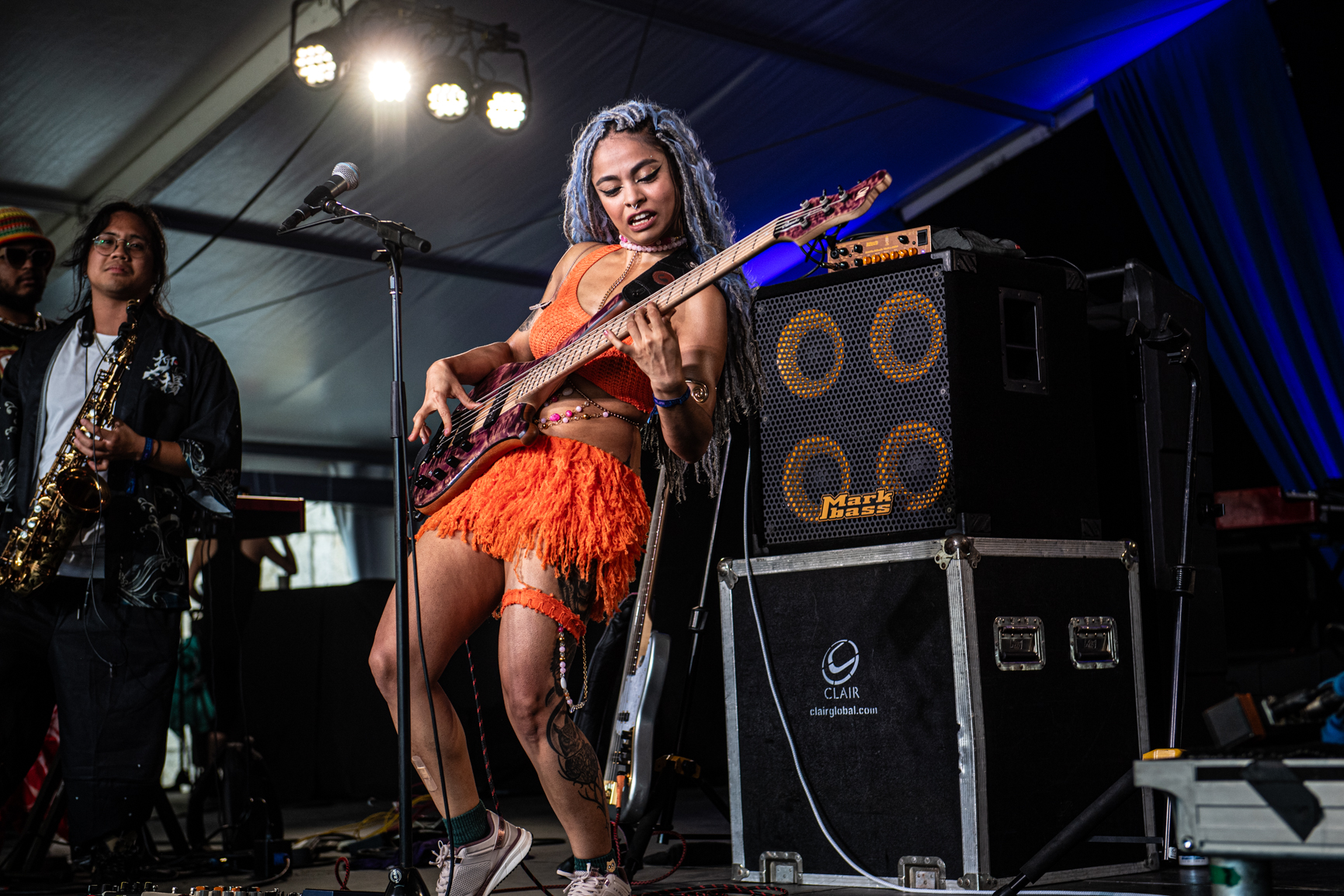 Mohini Dey at the 2026 Newport Jazz Festival — jazz photo by Richard Conde | All About Jazz