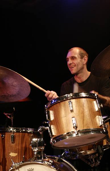 Thierry Hochstatter with the "Moncef Genoud Trio" at the Sud Des Alpes, Amr, Geneva, Switzerland,2005