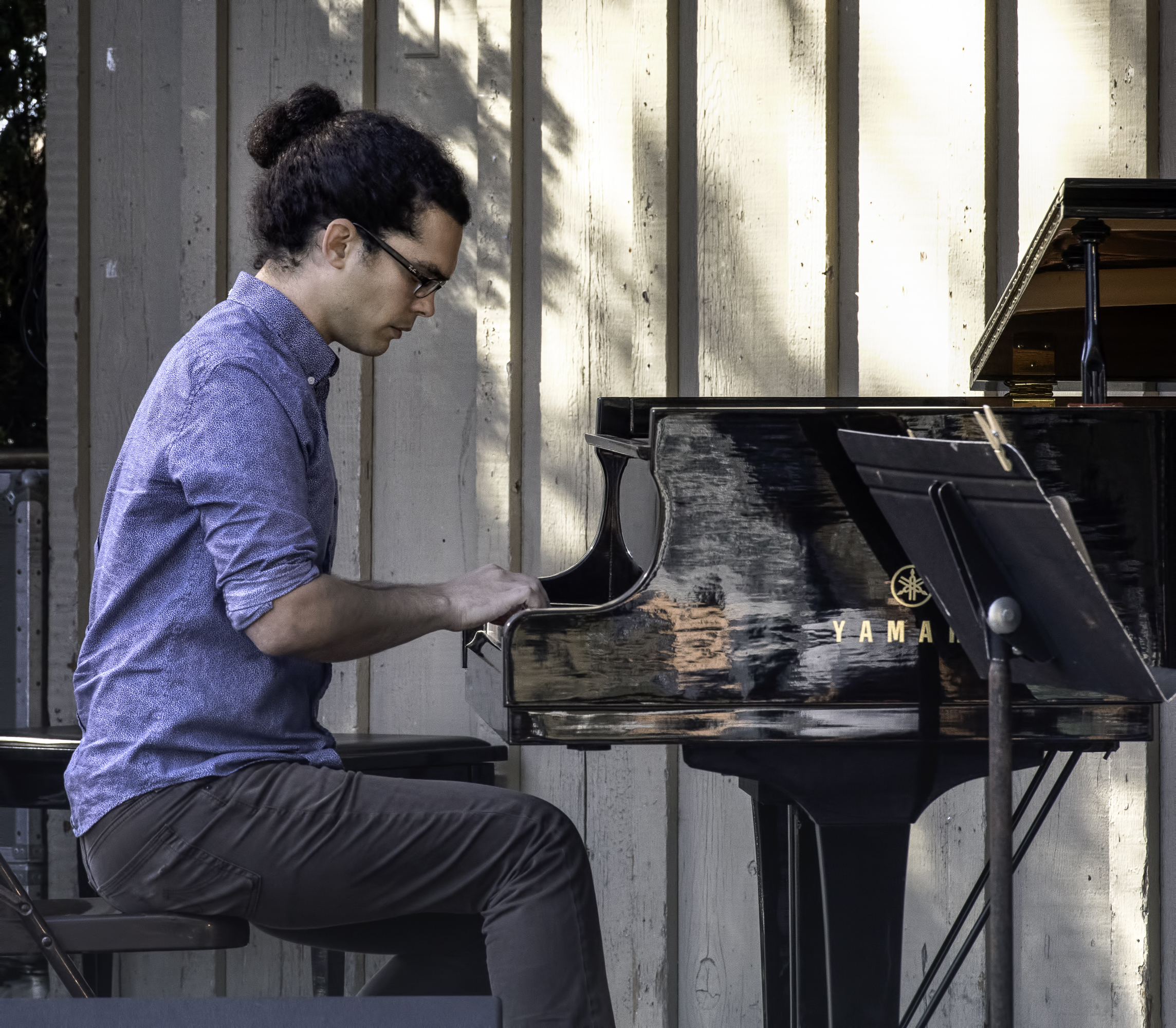 Fabian Almazan with the Linda May Han Oh with Quintet at the Monterey Jazz Festival