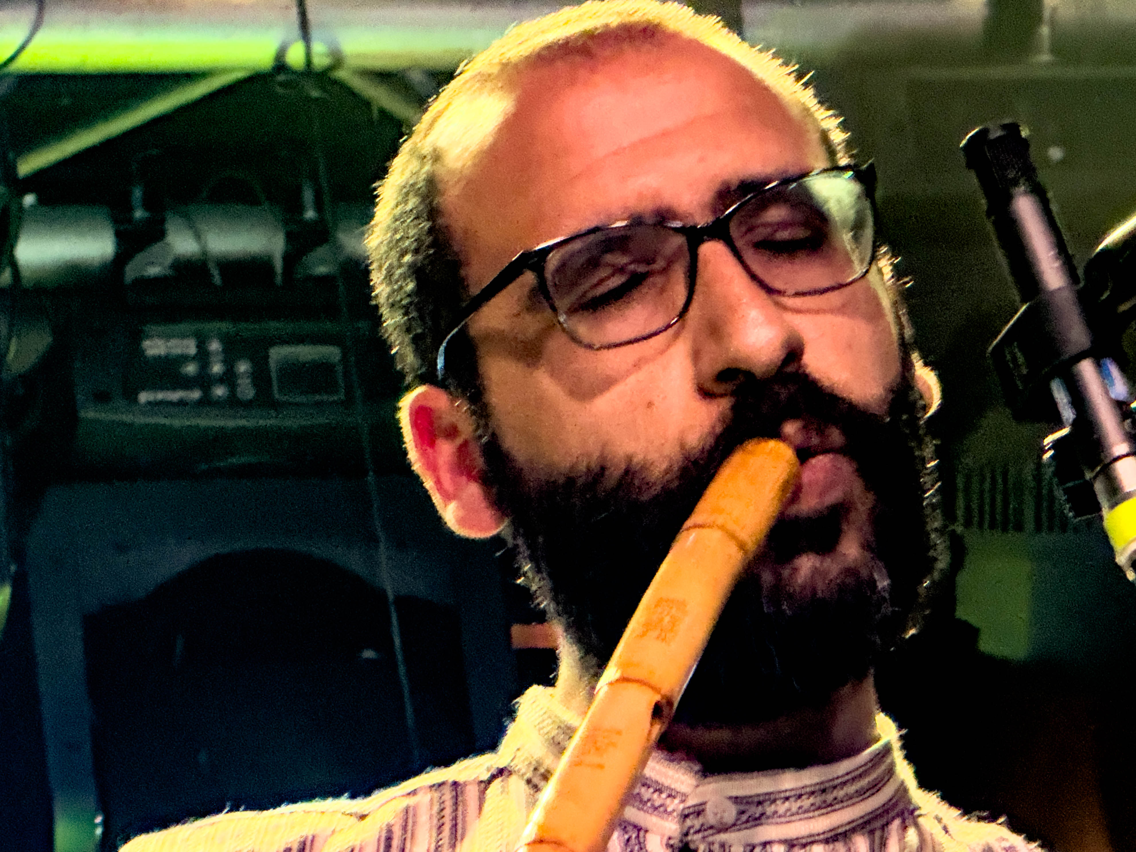 Faris Ishaq performs at Oslo Bar in Hackney, London on 6 May 2025 hosted by Through The Noise (noisenigh239) — jazz photo by Richard Lipman | All About Jazz