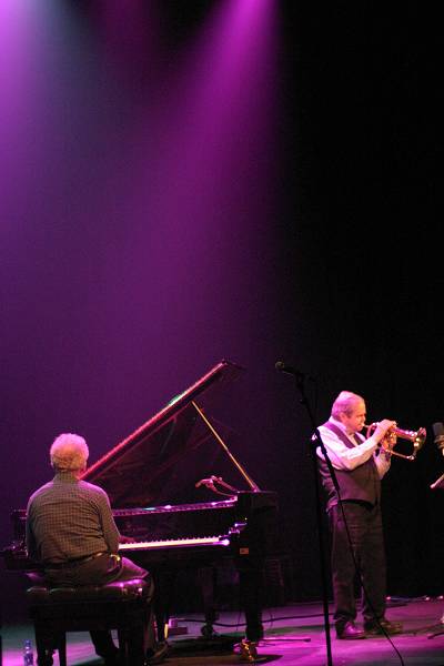 John Taylor and Kenny Wheeler at the Amr Jazz Festival, Alhambra,Geneva, Switzerland, 2005
