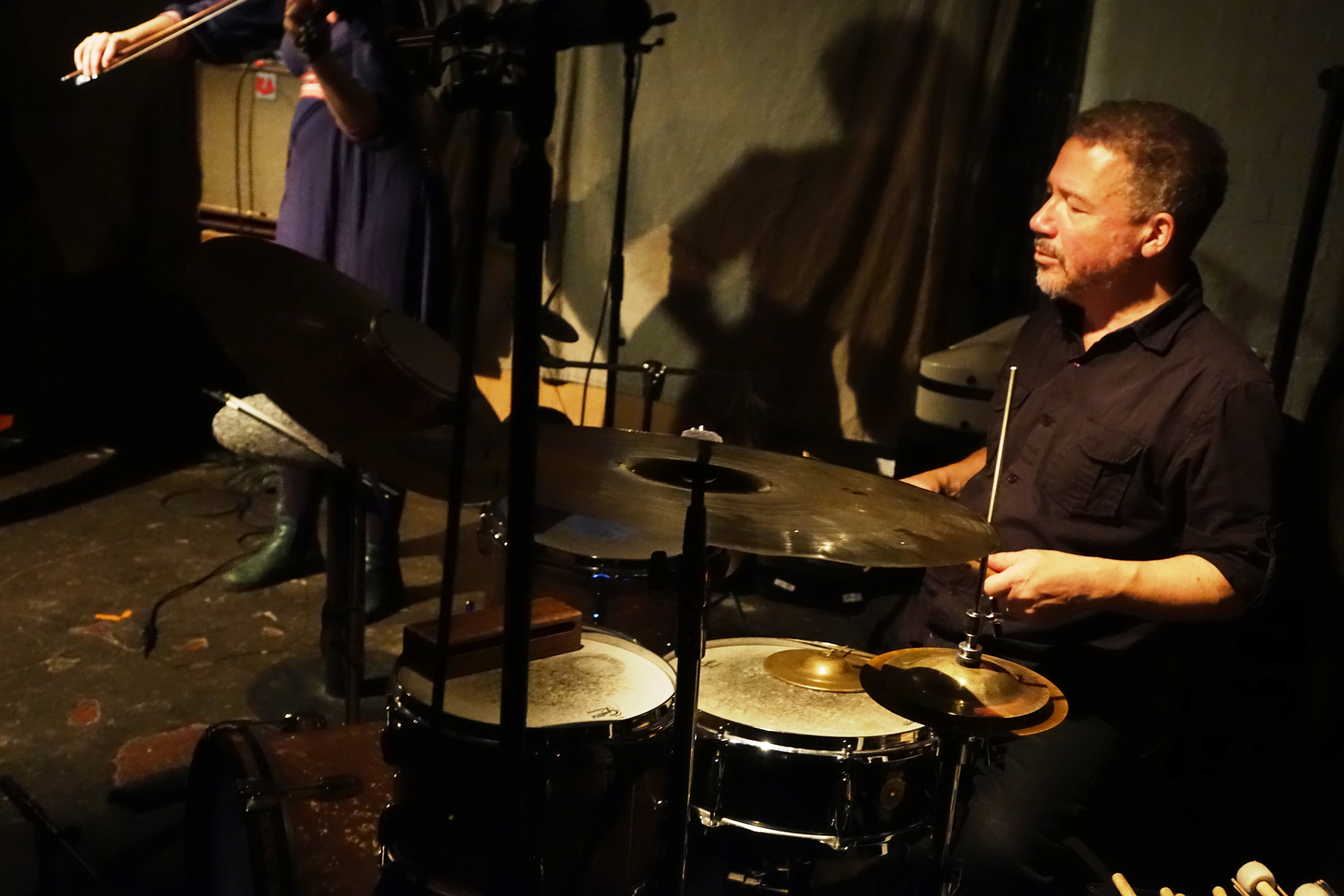 Mark Sanders at Cafe Oto on 25 October 2024