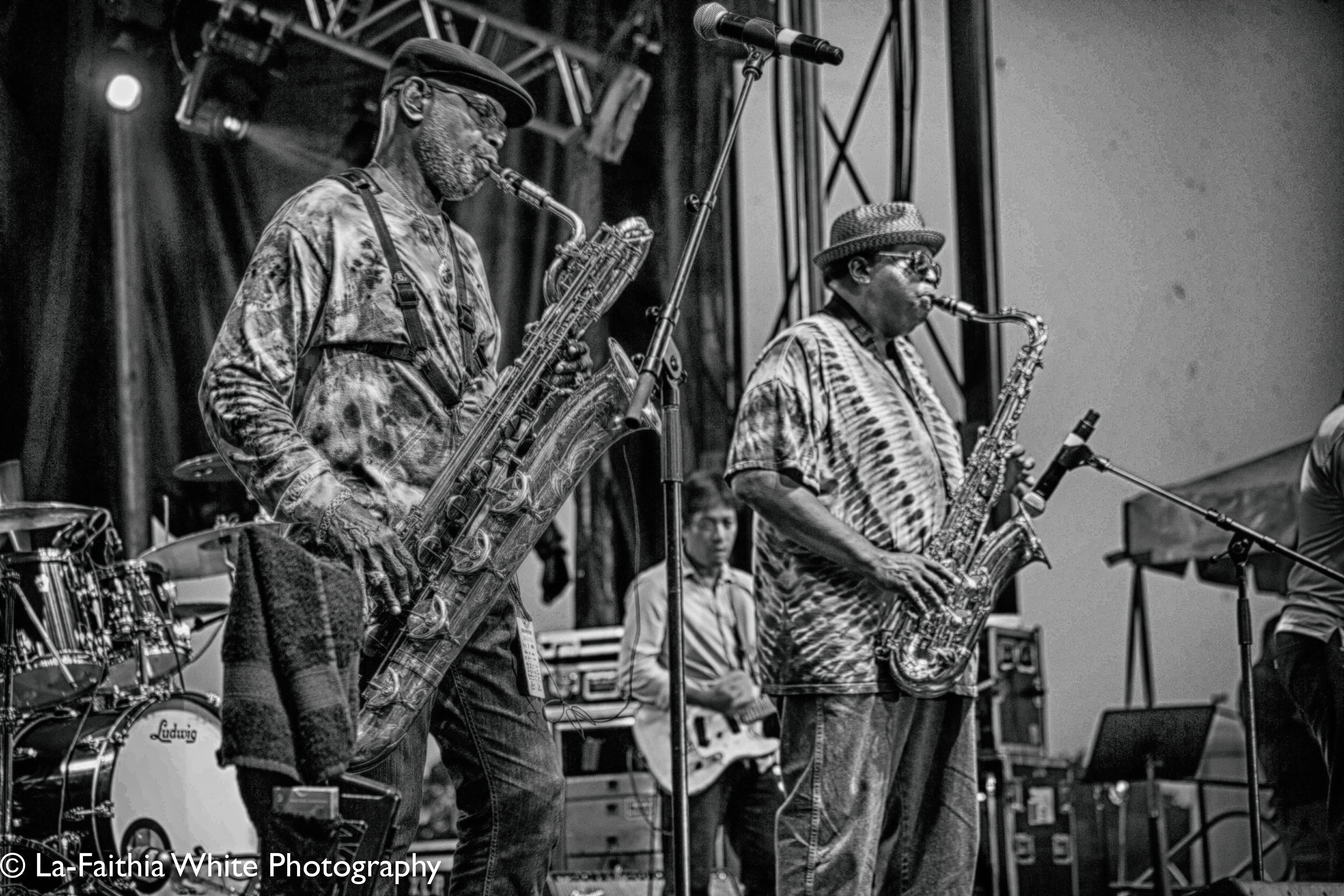 Roger Lewis, Kevin Harris At The 8th Annual John Coltrane International Jazz And Blues Festival