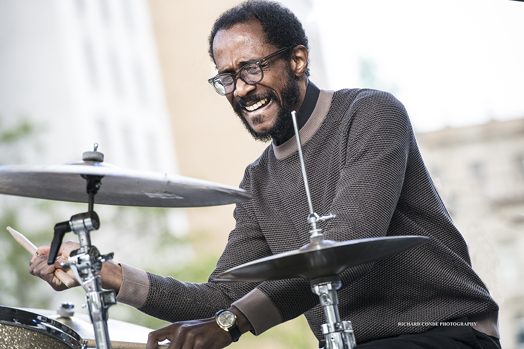 Brian Blade at the 2017 Detroit Jazz Festival