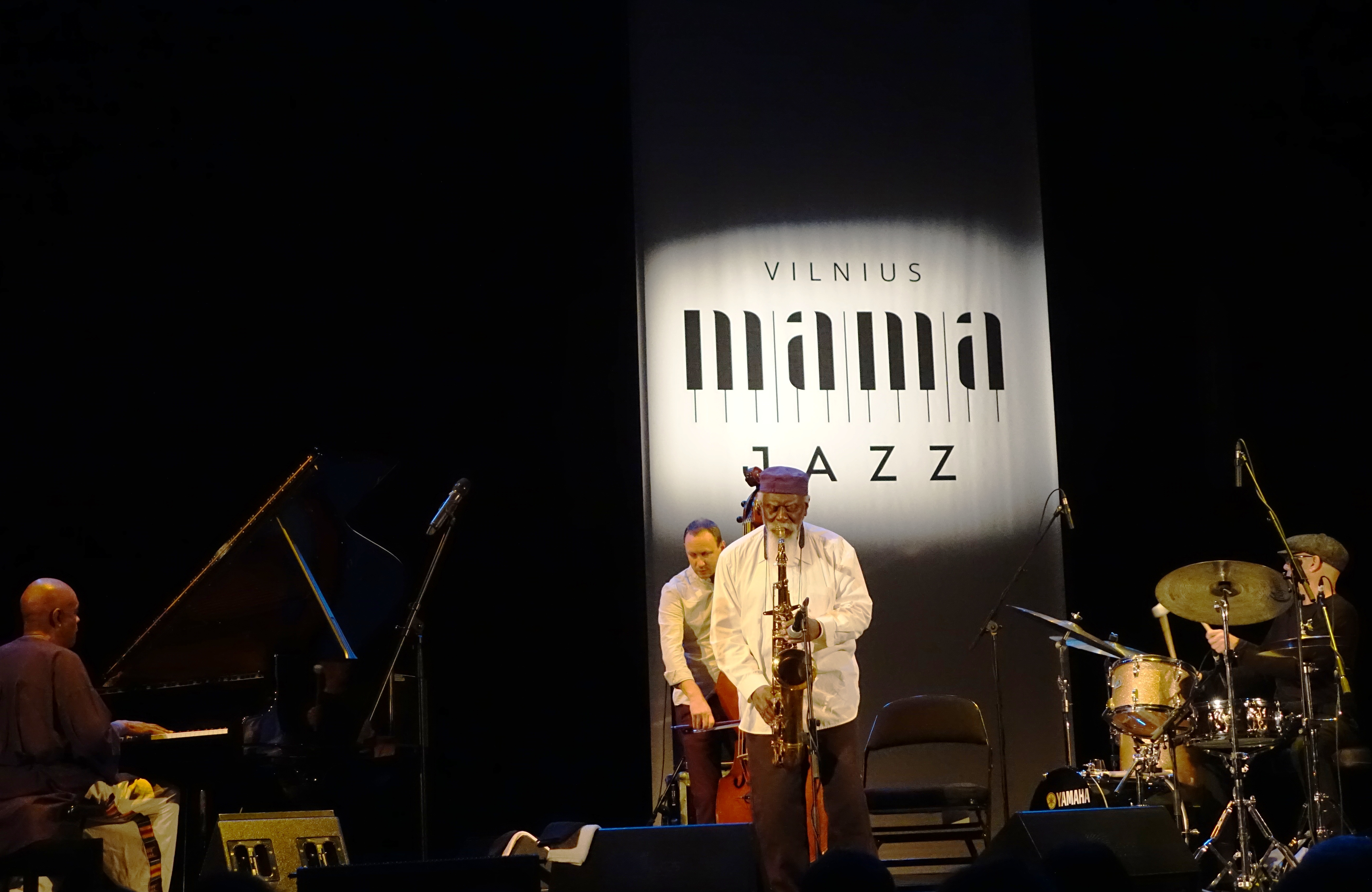 Pharoah Sanders Quartet at the Vilnius Mama Jazz Festival in November 2017