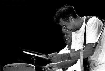 Jorge Ben Jor Playing with His Band.