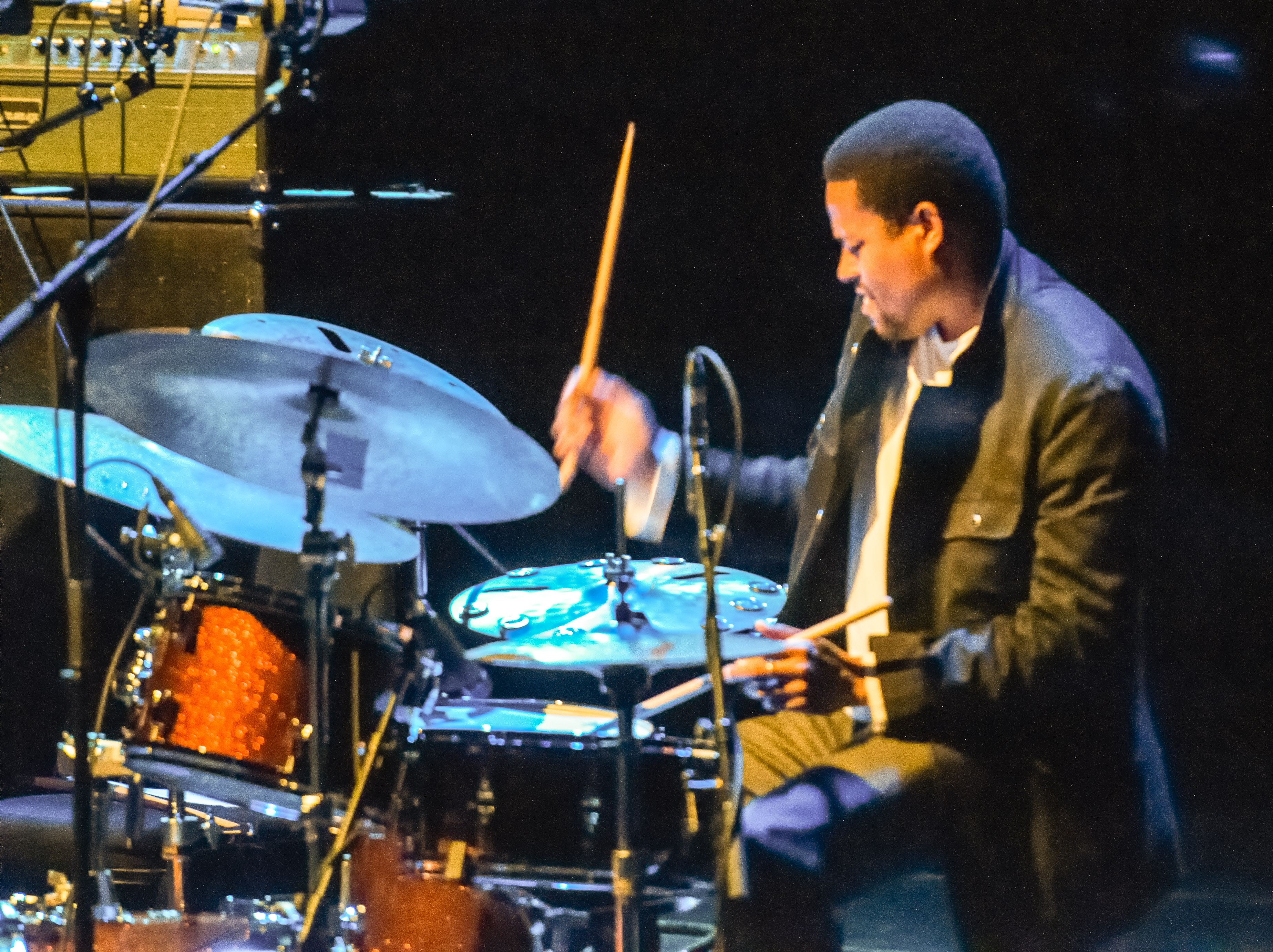 Nasheet waits with the david murray infinity quartet at the montreal international jazz festival 2013