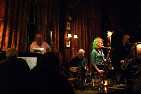 Karen Sharp and the Green Man's Resident Trio