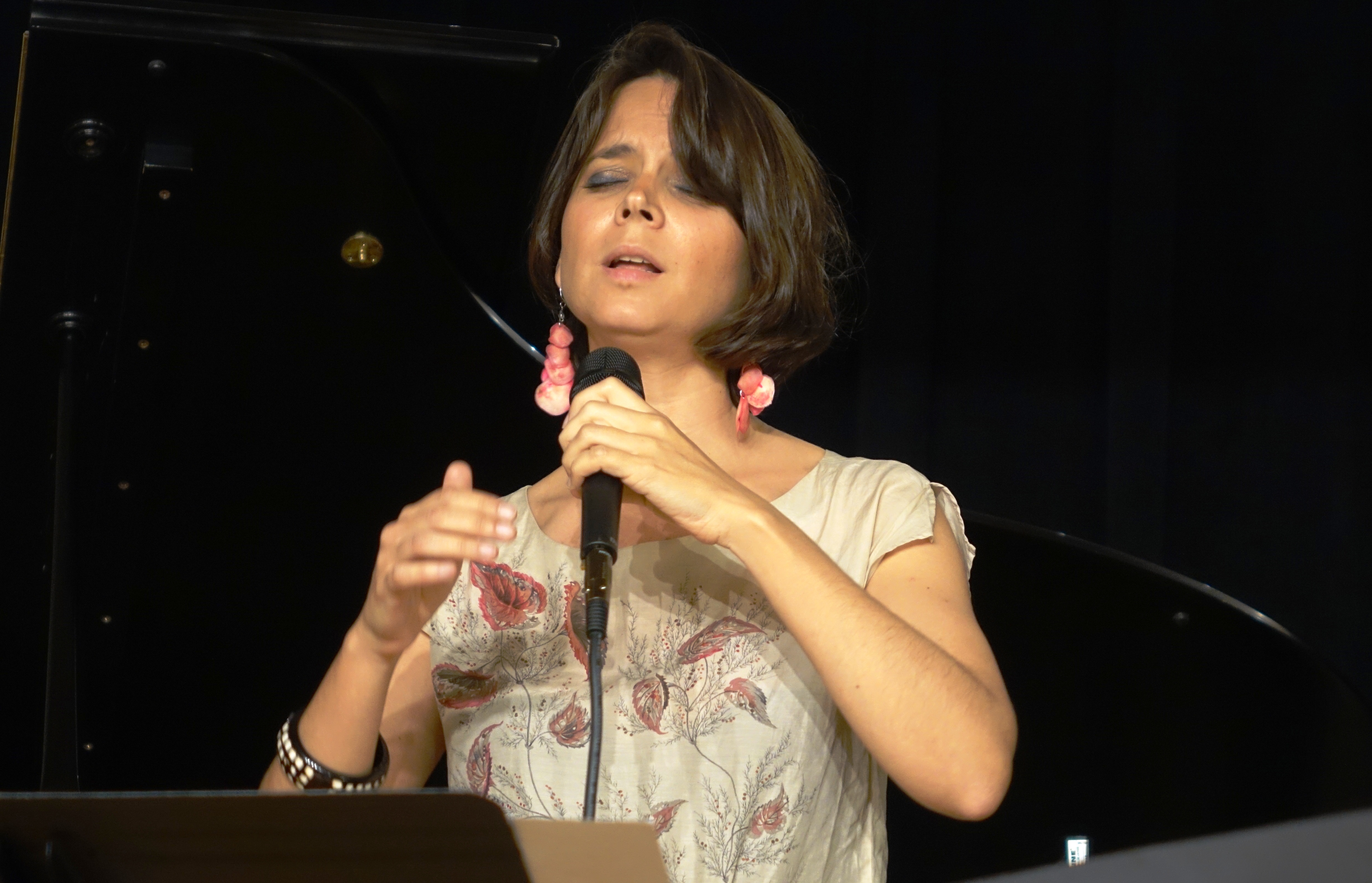 Sara Serpa at the Brooklyn Conservatory of Music in May 2018