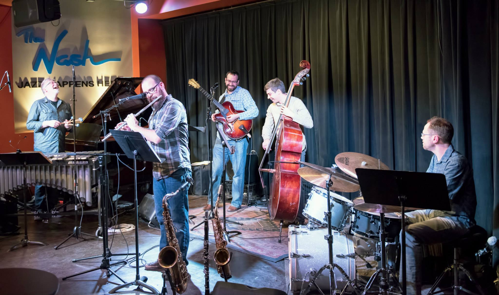 Brett Reed, Keith Kelly, Jeff Libman, Will Goble And Ryan Anthony With The Keith Kelly Quintet At The Nash In Phoenix