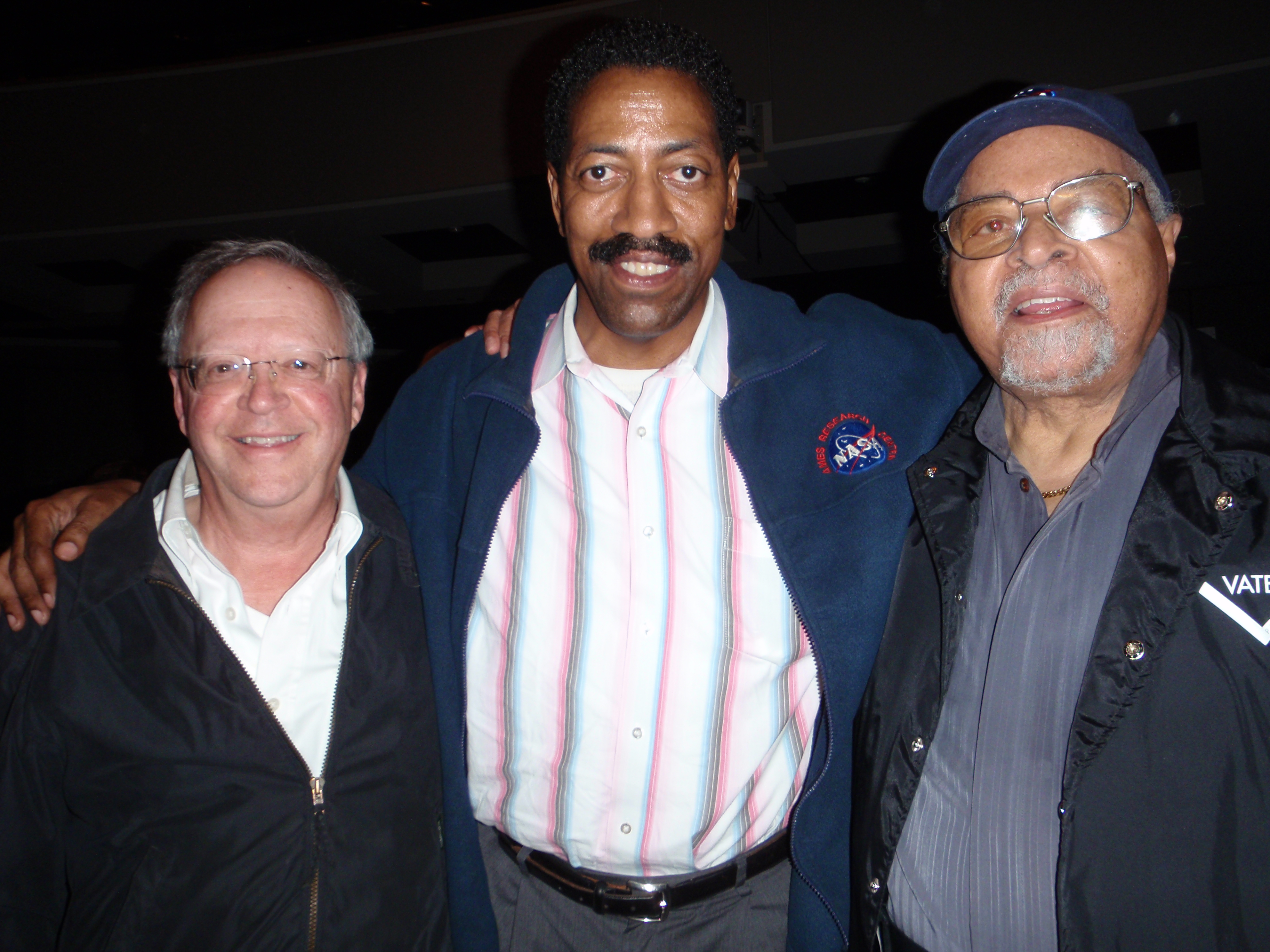 Kenneth Cobb with Bay Area Jazz buddy Dan McClosky and Jimmy Cobb (no relation)