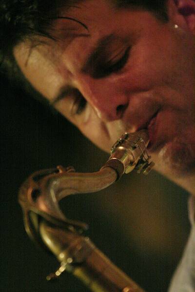 Adam Kolker with the "Adam Kolker Quartet" at the Fat Cat, Manhattan, New-York, USA, June 2006