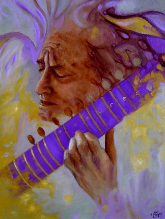 Ravi's Bliss (Sold- Prints Avail.)