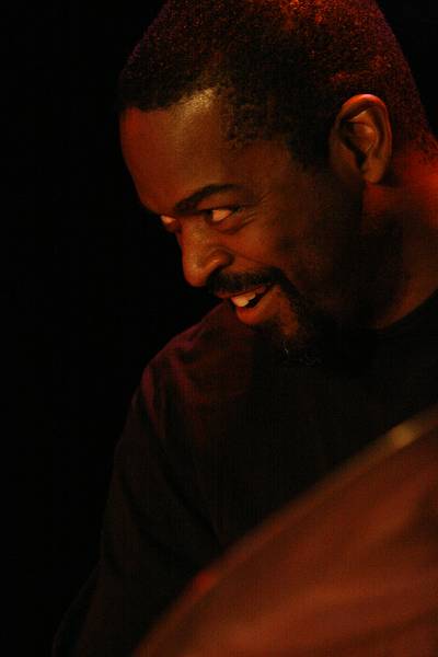 Gerald Cleaver with the "Scott Dubois Quartet" at the Sud Des Alpes, Amr, Geneva, Switzerland, March 2006