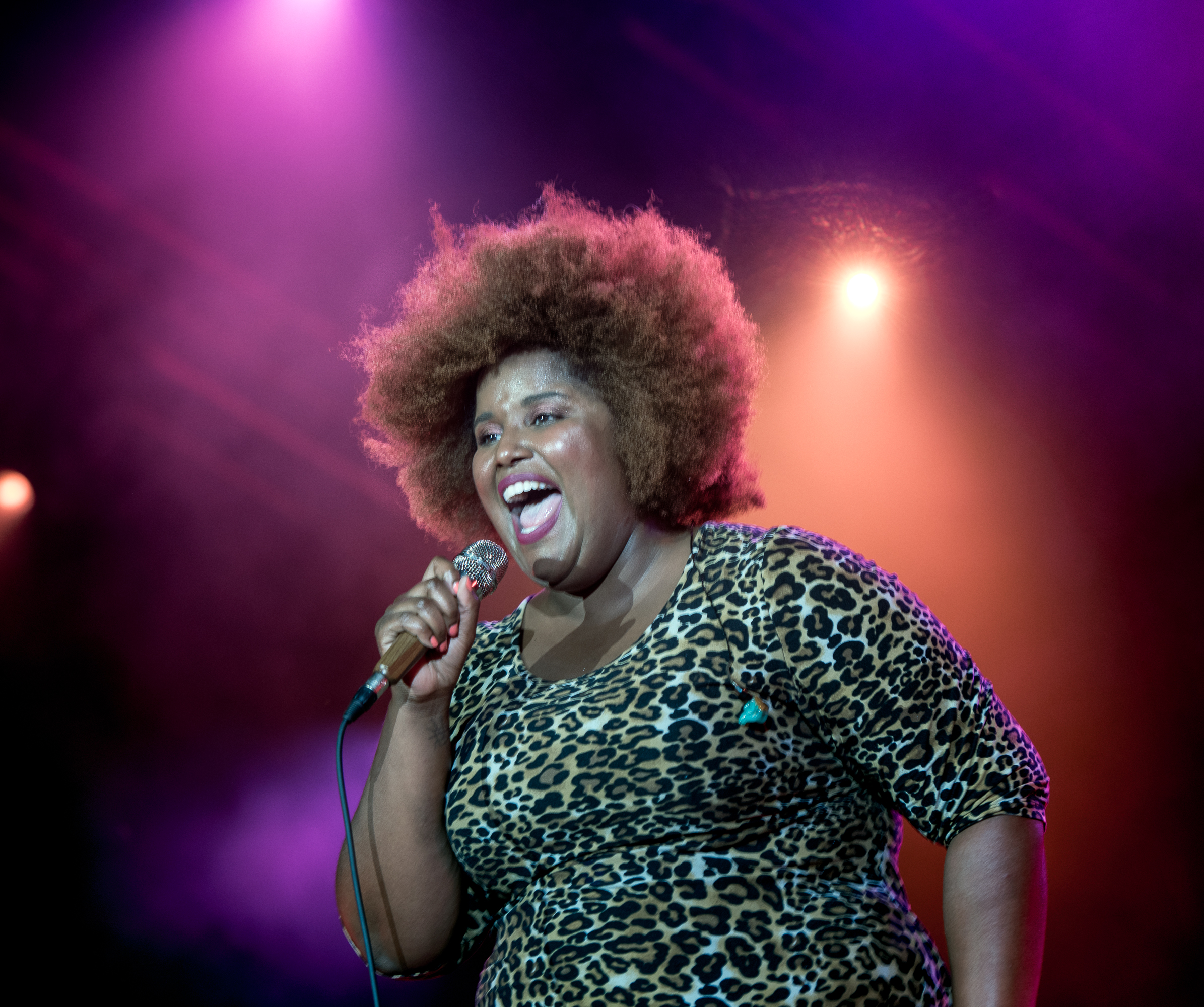 Kam Franklin With The Suffers At The Montreal International Jazz Festival 2018