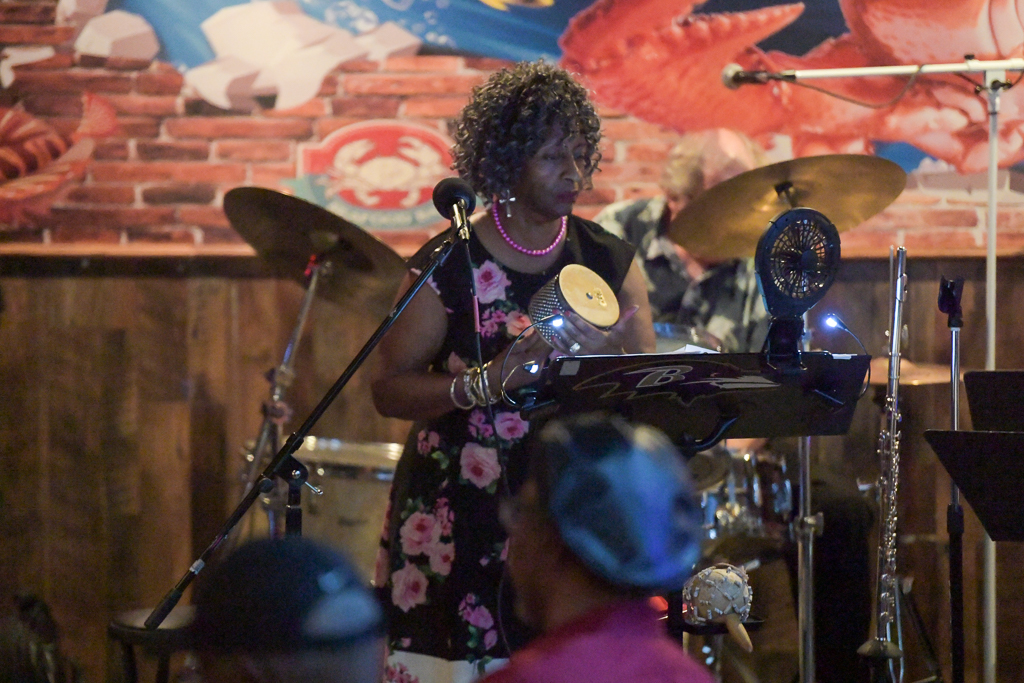 Marsha Makins on flute & percussions