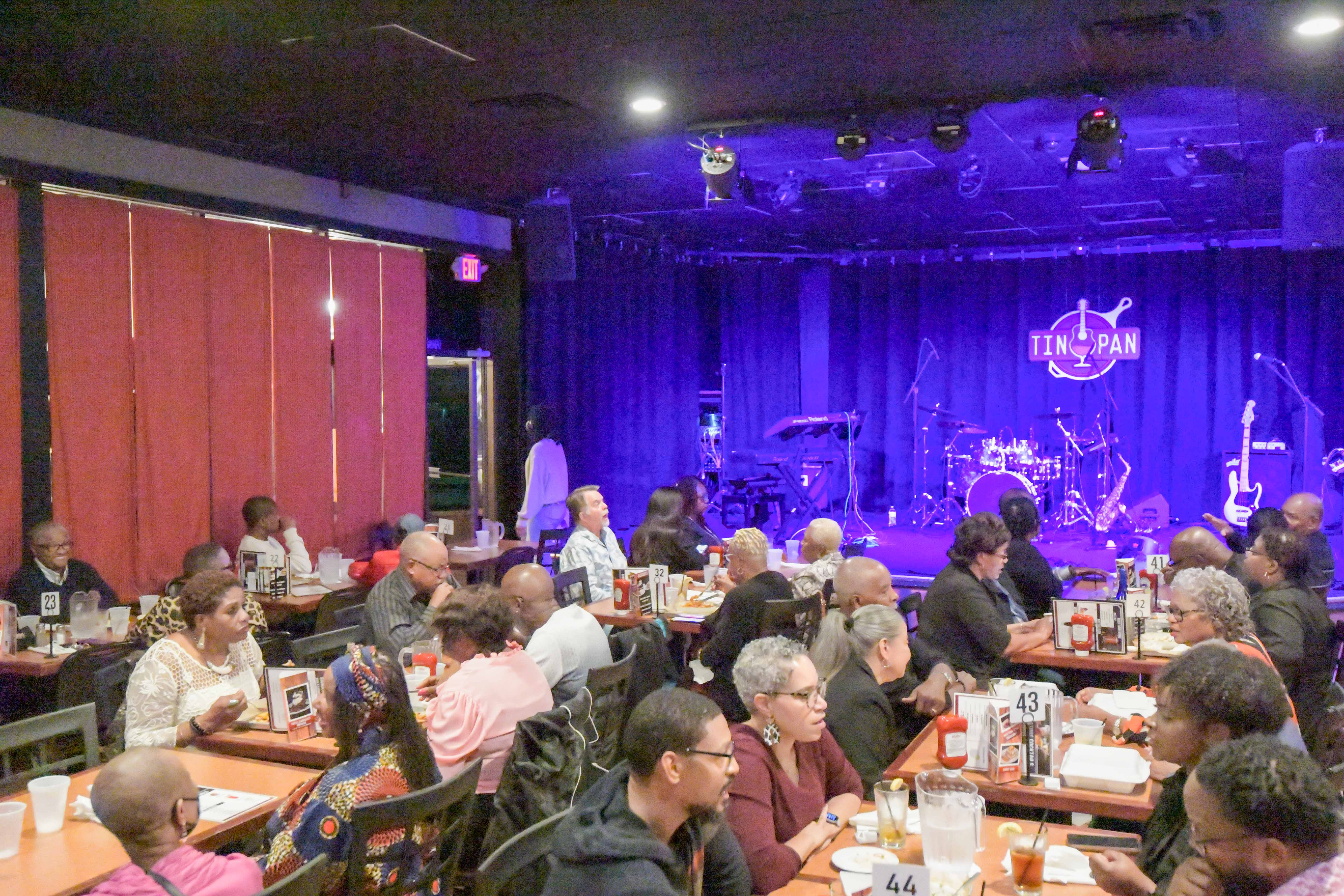 jazz fans at The Tin Pan