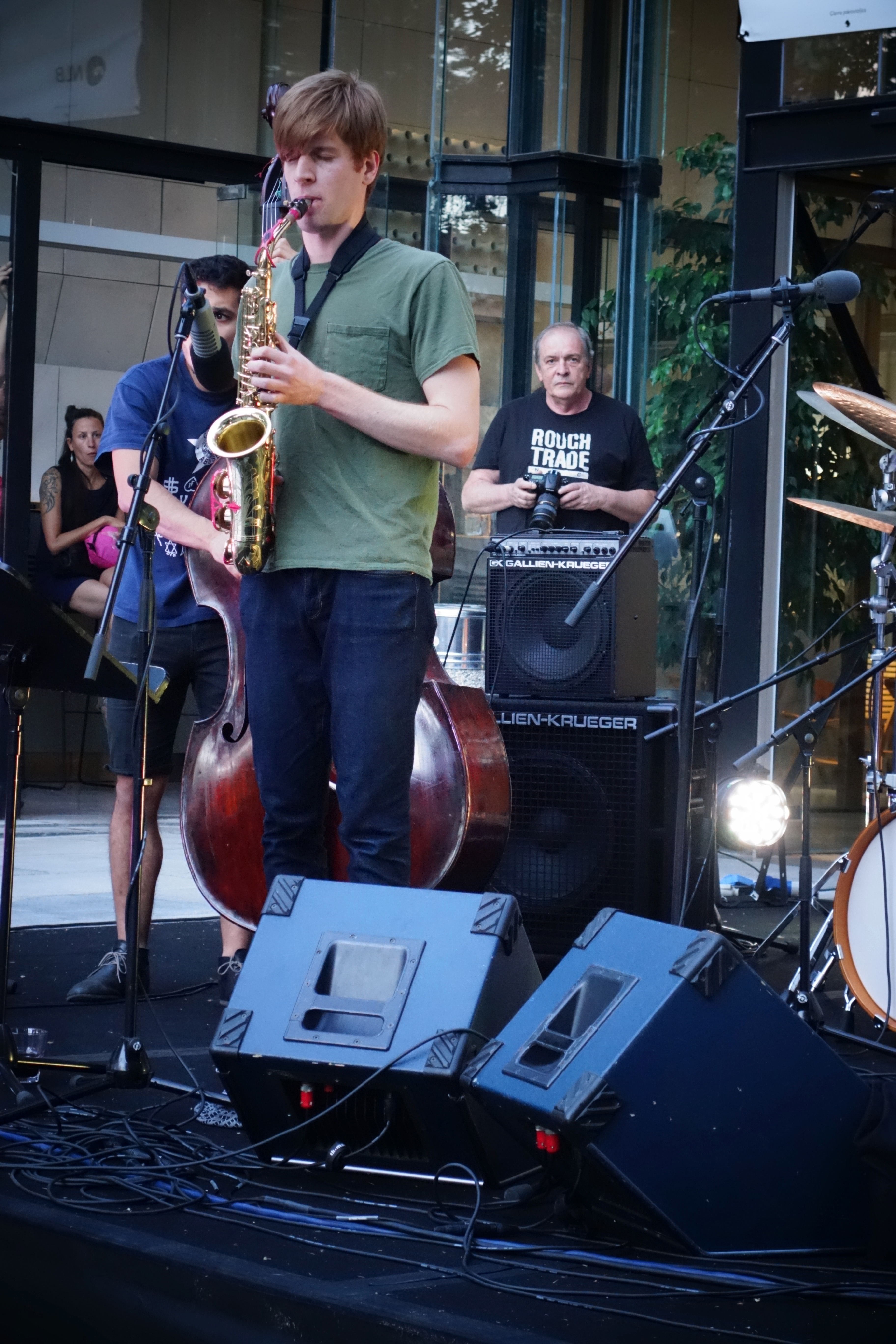 Chris Pitsiokos, Brandon Lopez, Dré Hočevar - Ljubljana Jazz Festival 2017