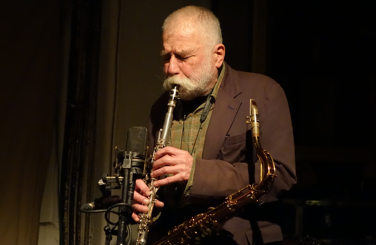 Peter Brötzmann at Cafe Oto, London in March 2018