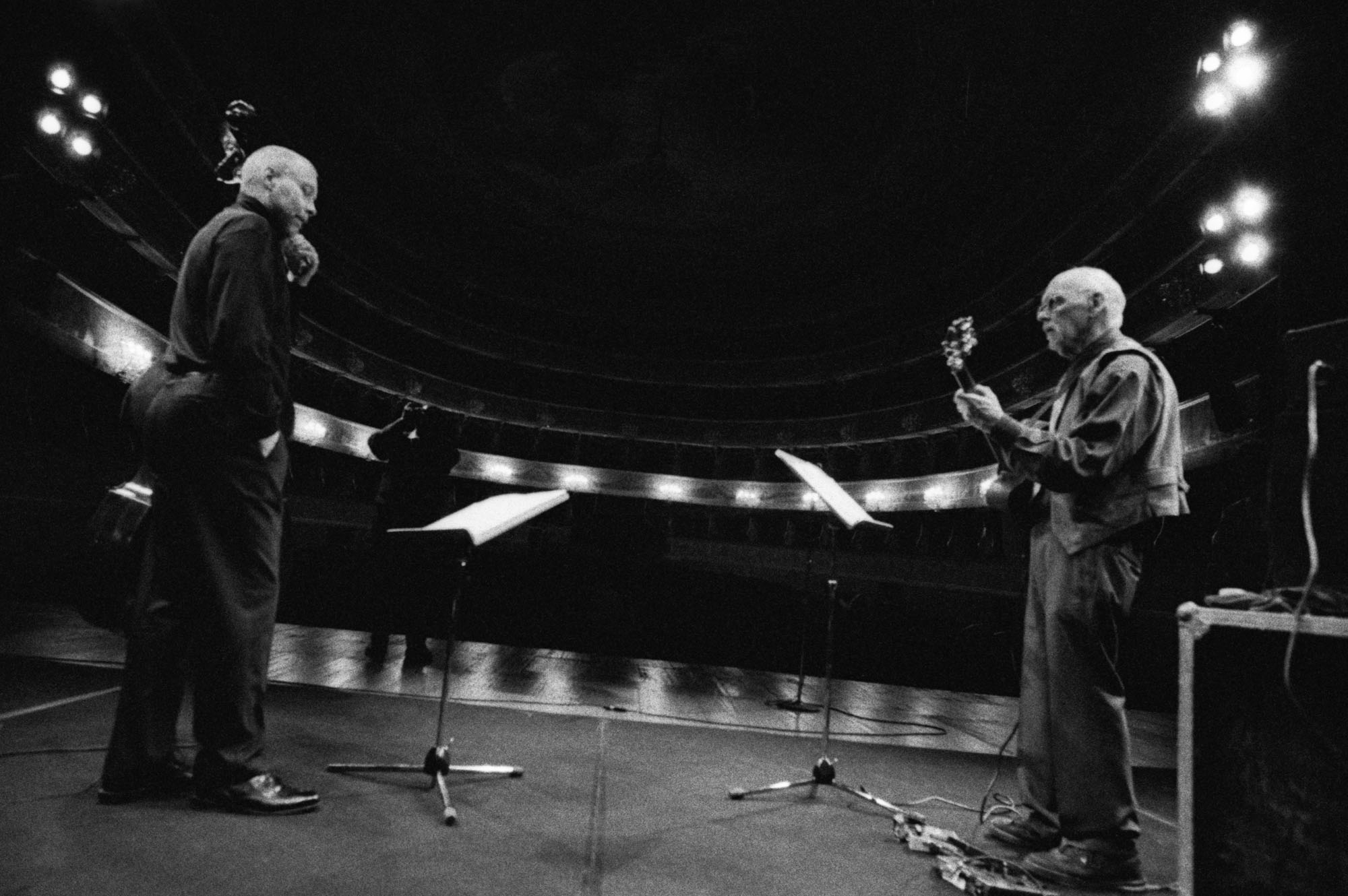Dave Holland - Jim Hall — jazz photo by Luciano Rossetti | All About Jazz