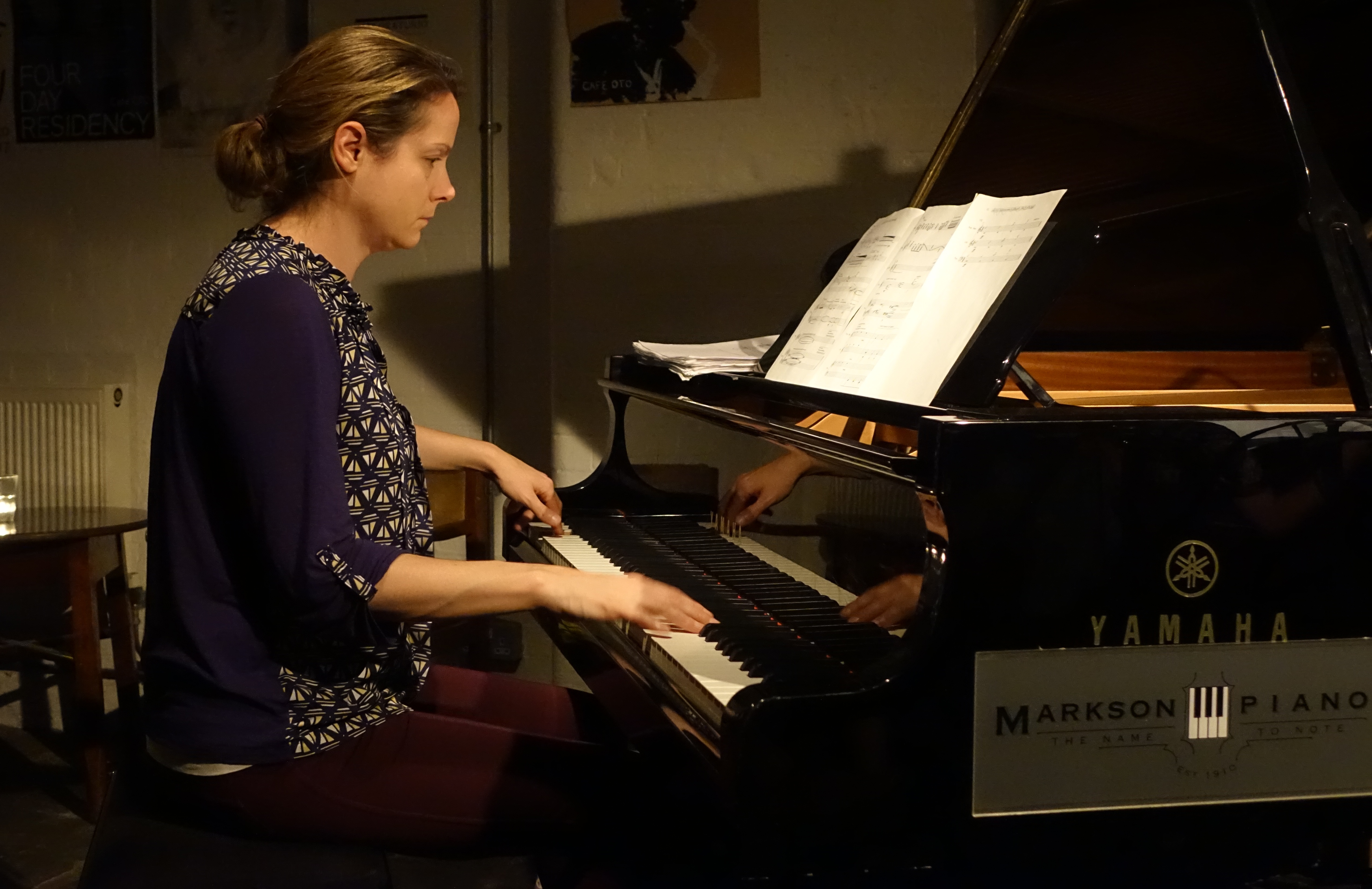 Kris Davis at Cafe Oto, London in May 2018