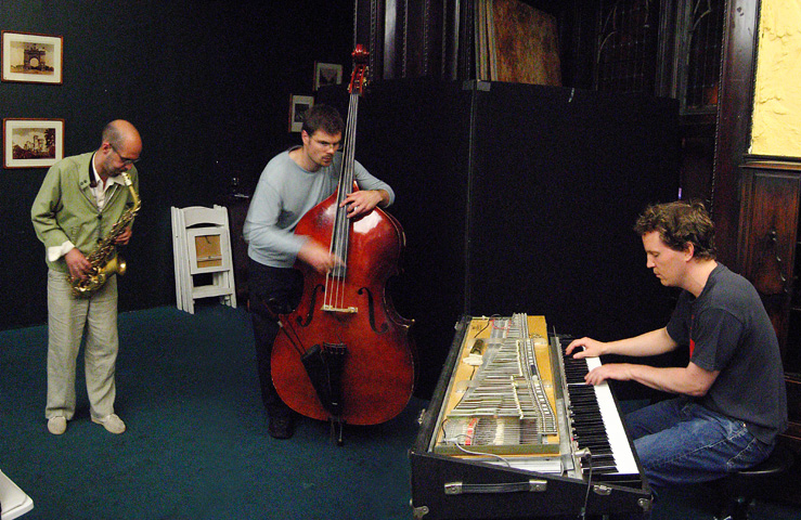 Carl Maguire, Michal Attias and Michael Bates - Montauk Club 2005