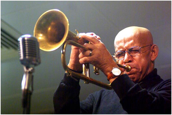 Eddie Henderson 22109 Jazz Hastings Club, Hastings, East Sussex, UK. 11th Feb. 2008 Images of Jazz