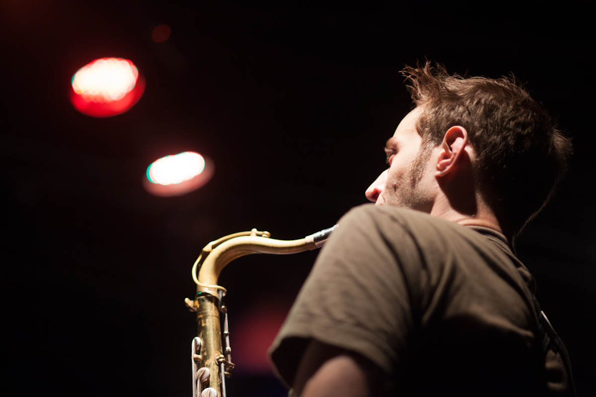 Chris Ward on Alto Saxophone Playing with Musuko Brass Band