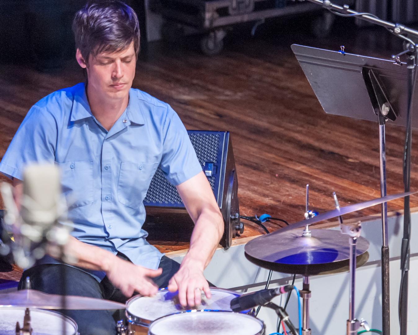 Ches Smith with the Mary Halvorson Septet at Roulette