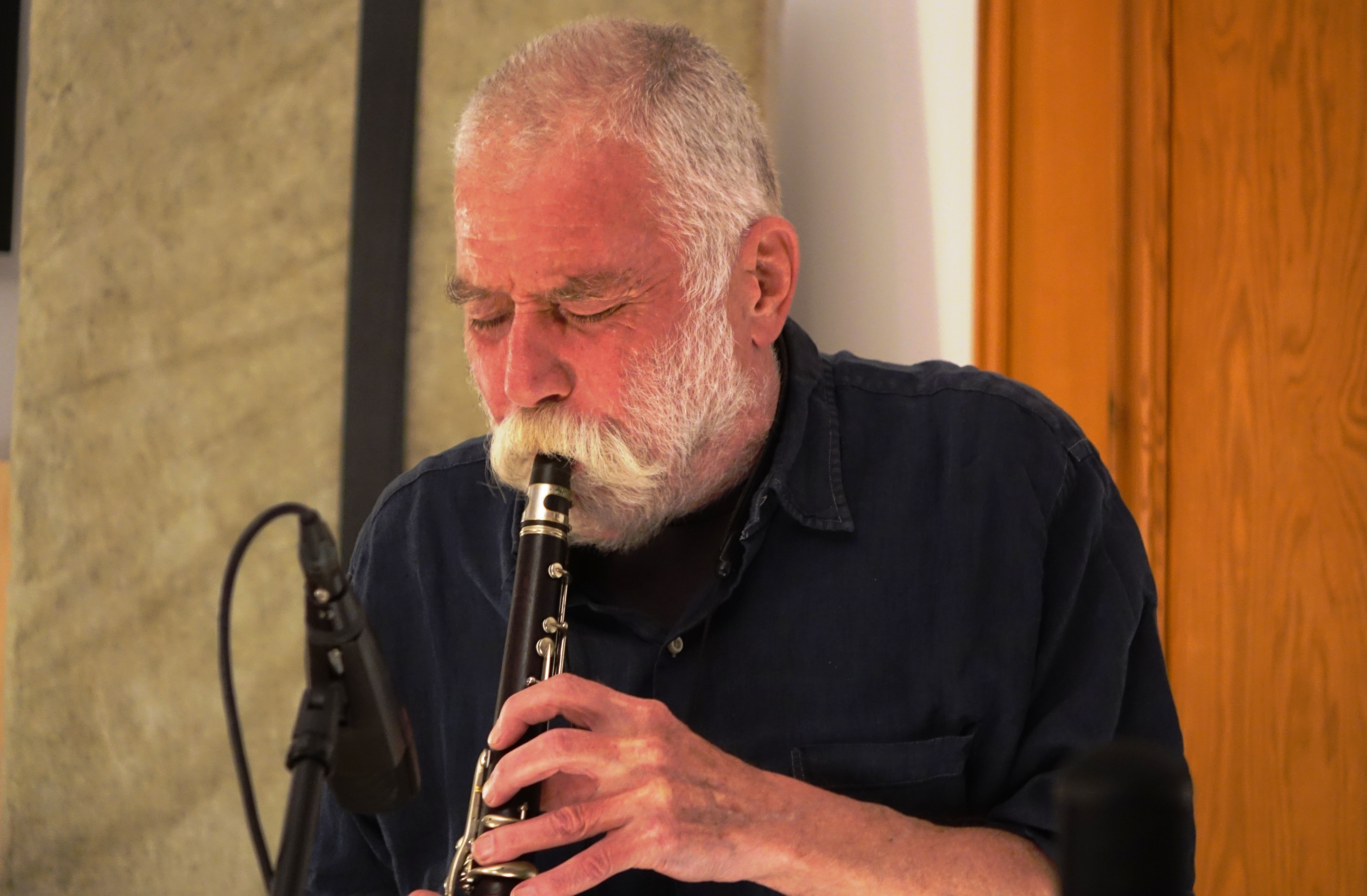 Peter Brötzmann in Wlen, Poland in September 2018