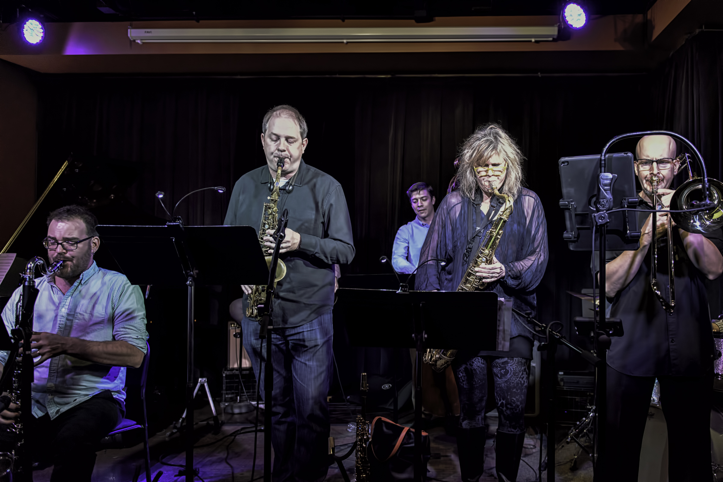 Will Goble, Keith Kelly, Mary Petrich, Eric Rasmussen And Steve Mcallister With Will Goble's Audiodrama Octet At The Nash.