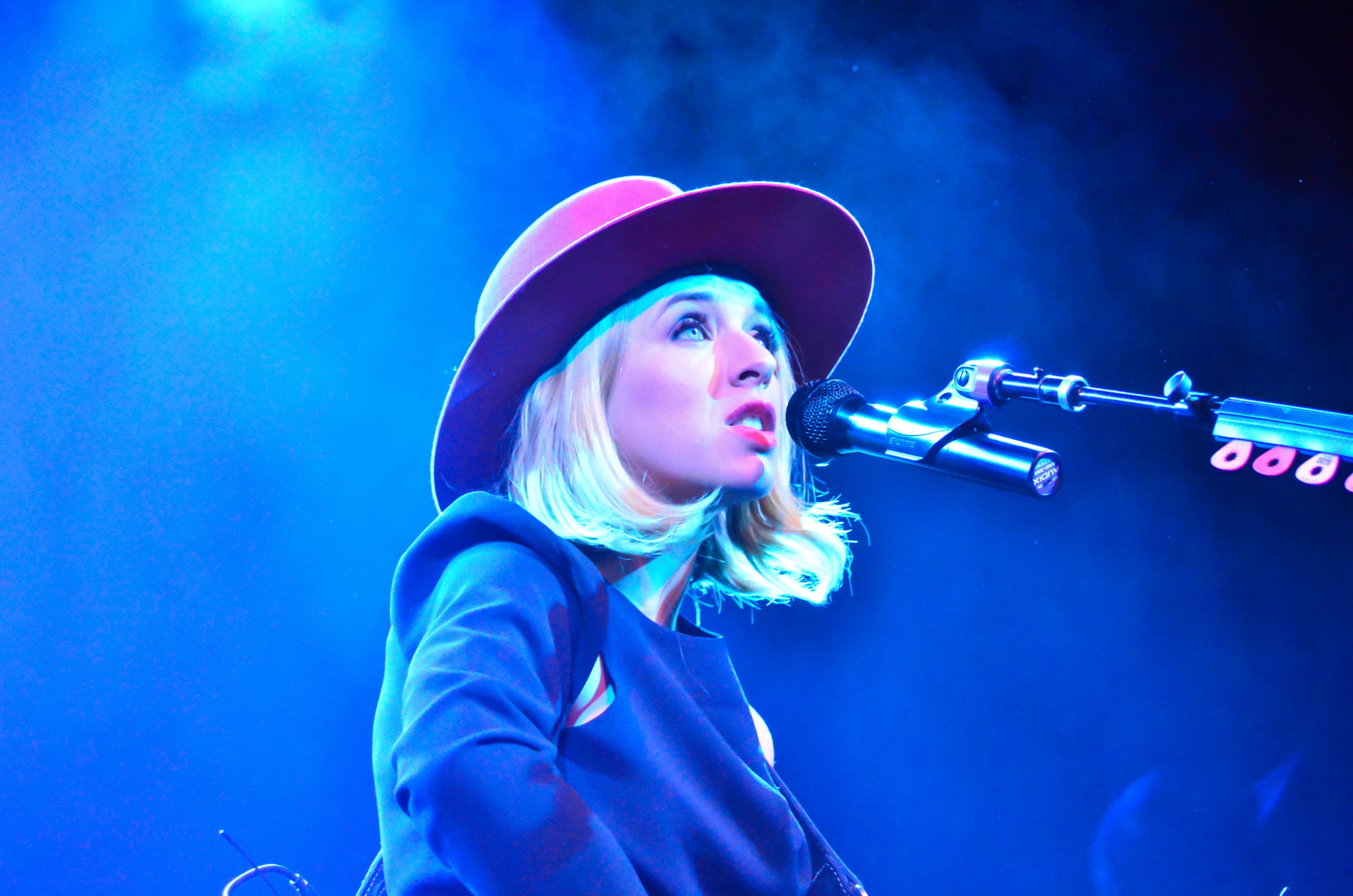 ZZ Ward at Irving Plaza on 9-18-2015. 